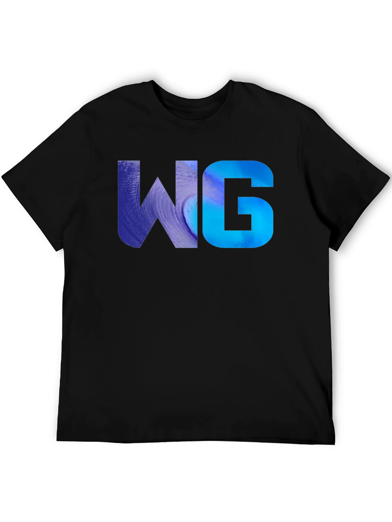 WG Graphic Tee - Modern Print Black T-Shirt