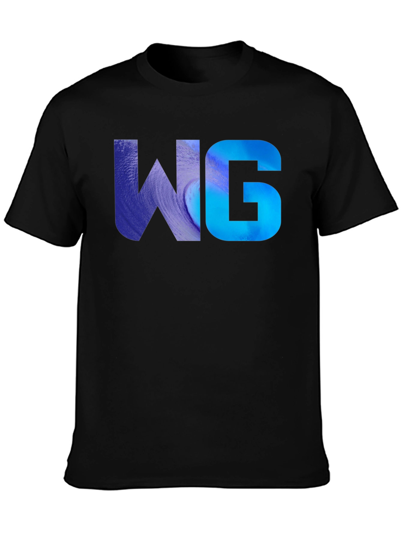 WG Graphic Tee - Modern Print Black T-Shirt