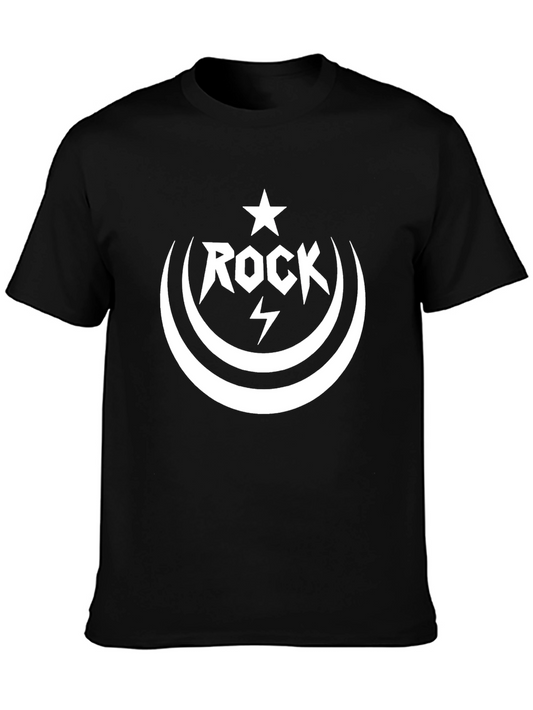Rock Star Graphic Black T-Shirt