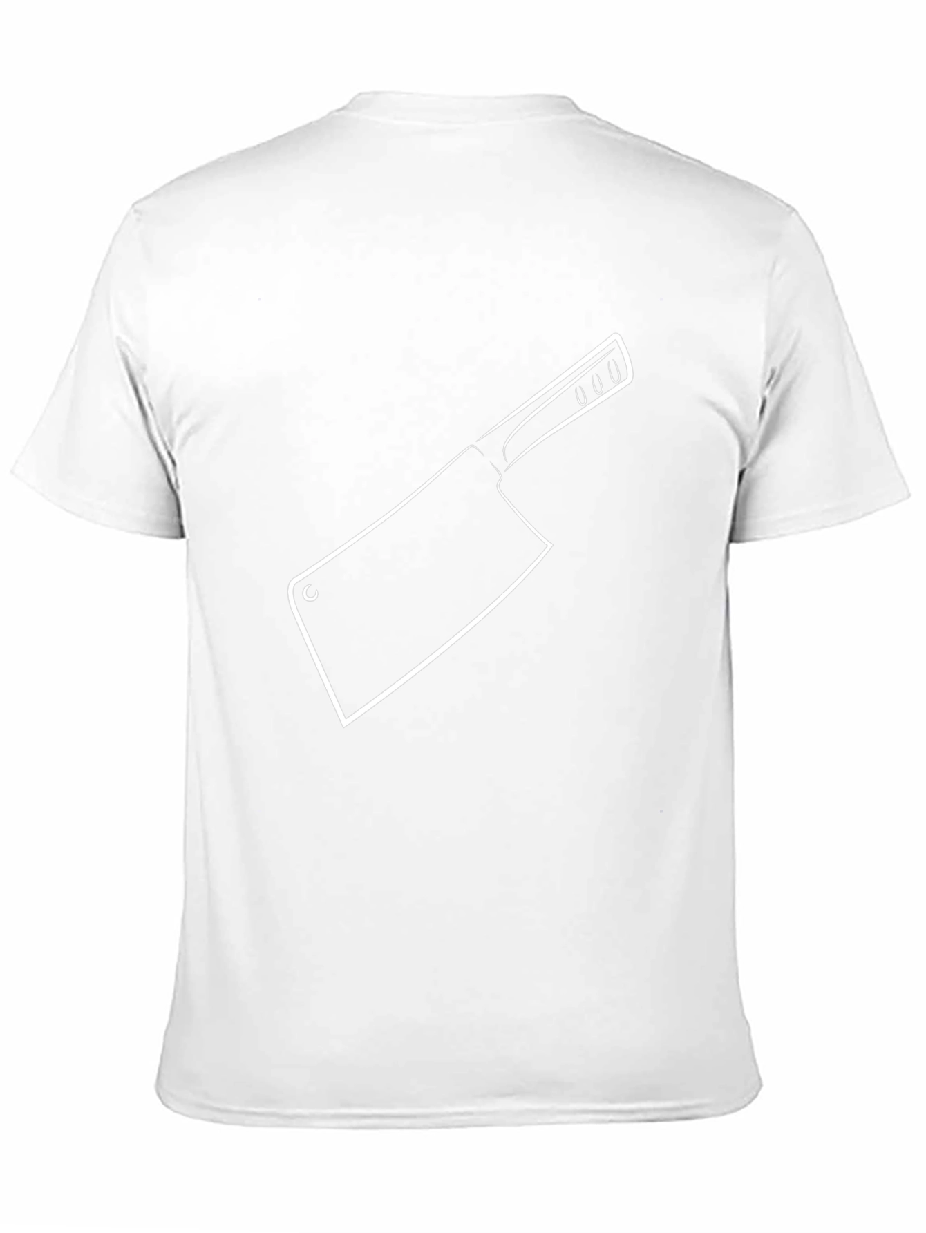 Butcher Knife Graphic T-Shirt - Black