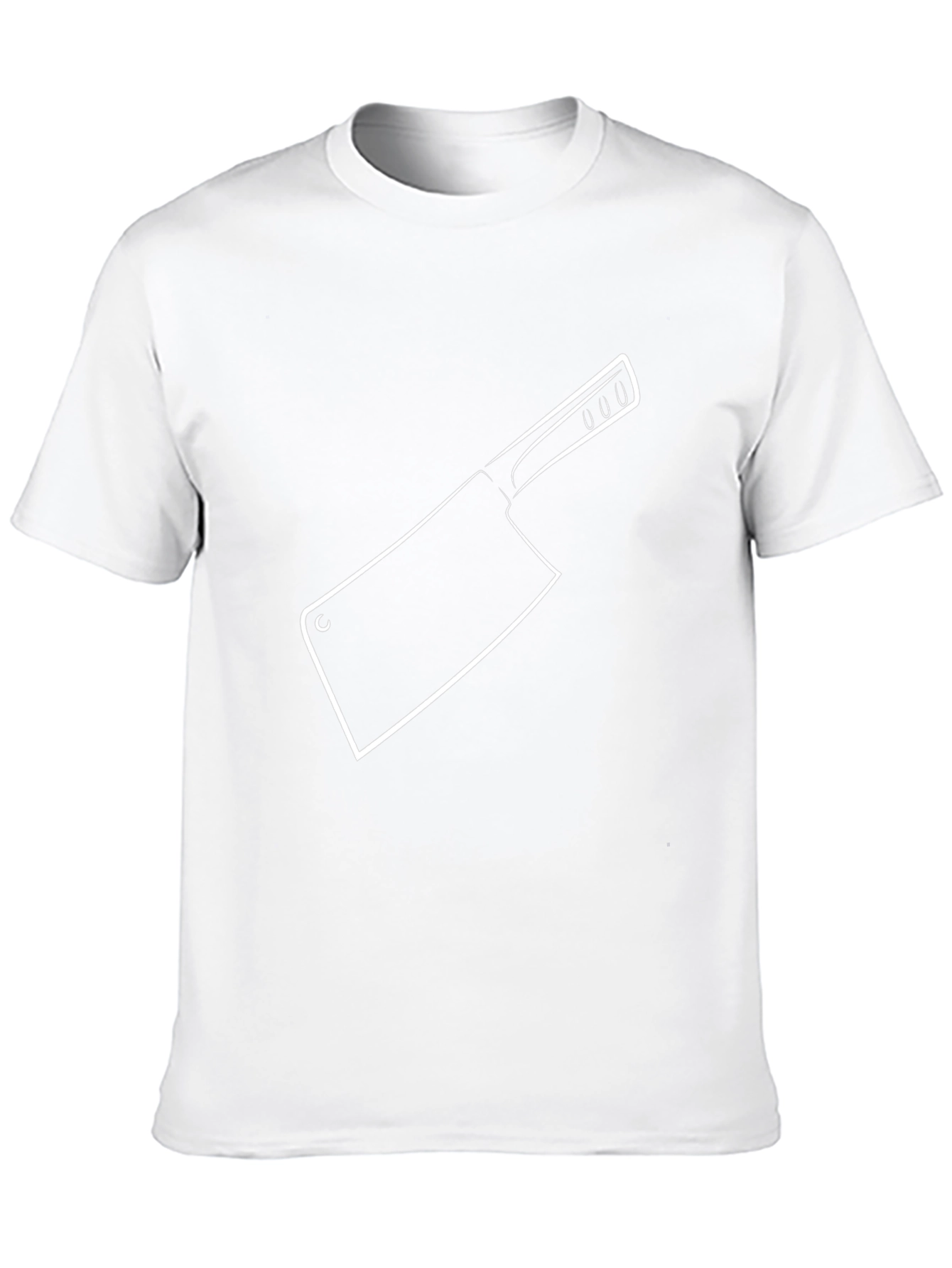 Butcher Knife Graphic T-Shirt - Black