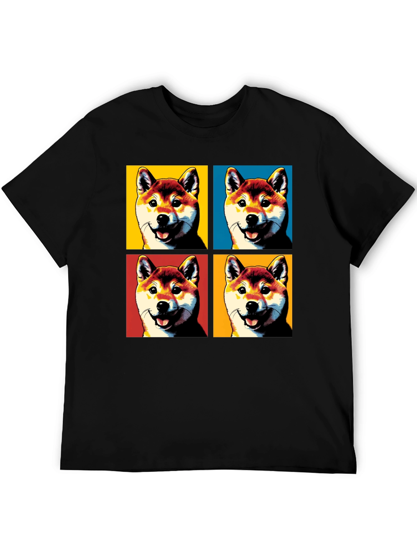 Pop Art Shiba Inu T-Shirt - Graphic Tee