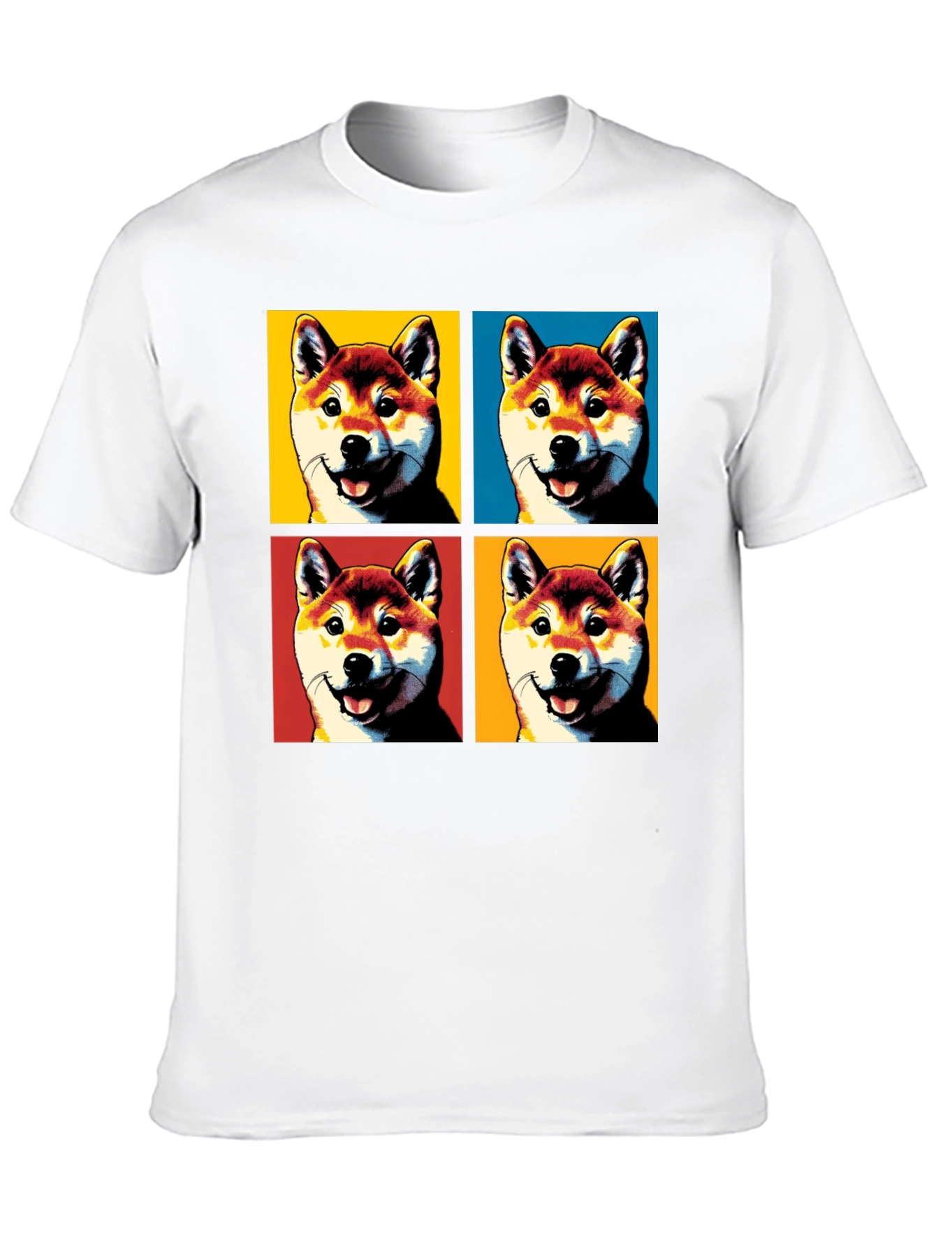 Pop Art Shiba Inu T-Shirt - Graphic Tee