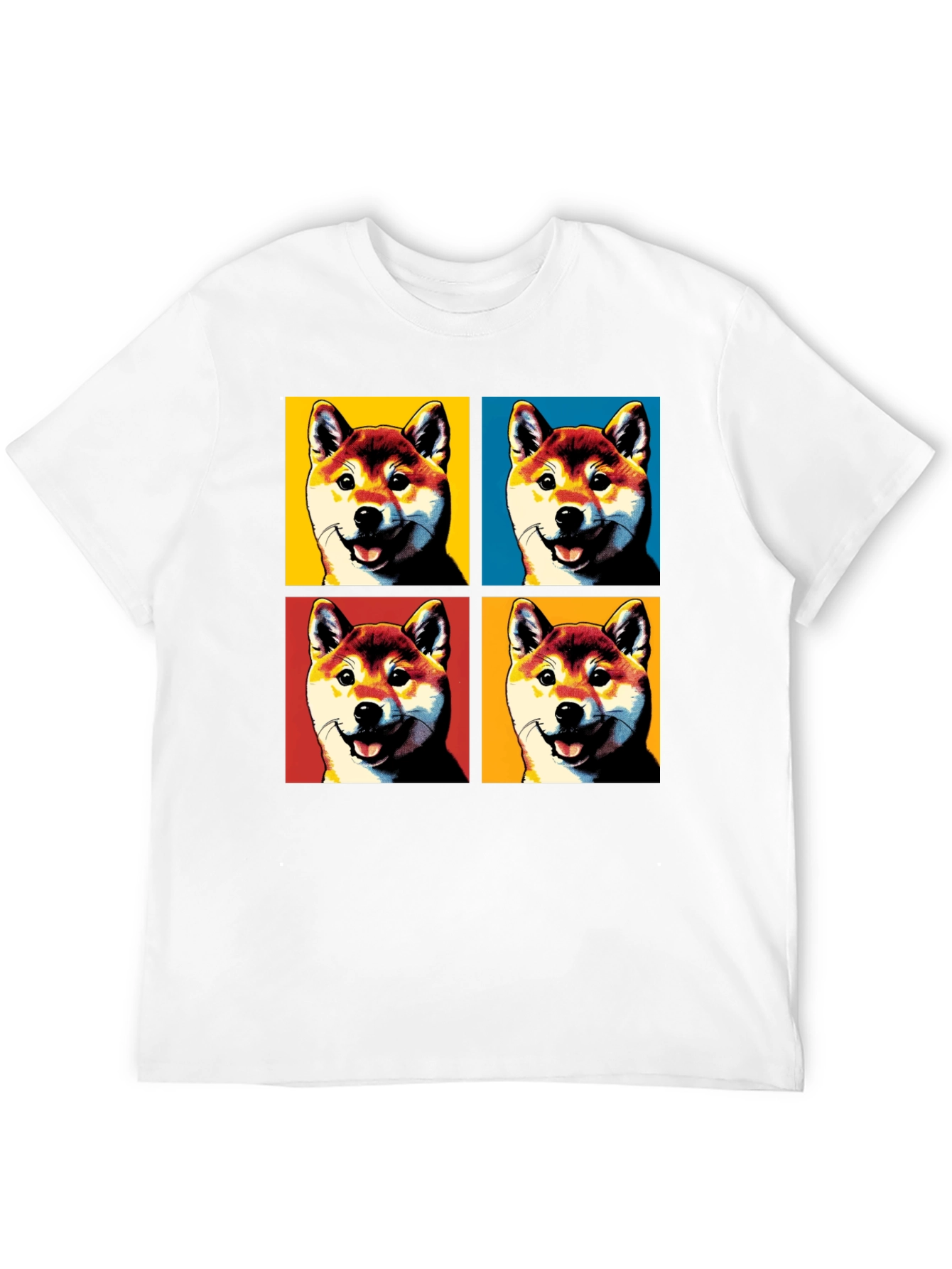 Pop Art Shiba Inu T-Shirt - Graphic Tee