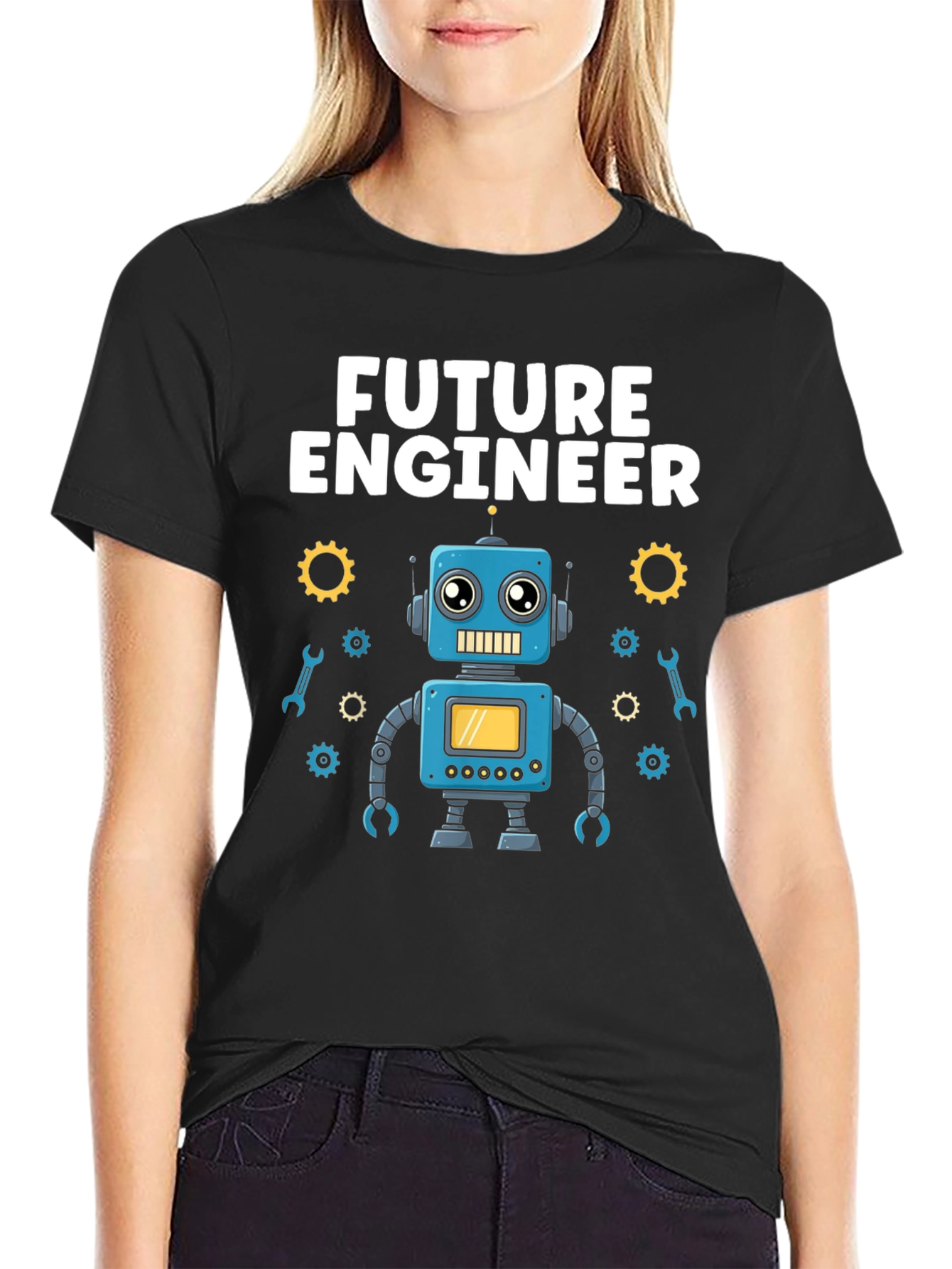 Future Engineer Robot T-Shirt - Gift for Kids