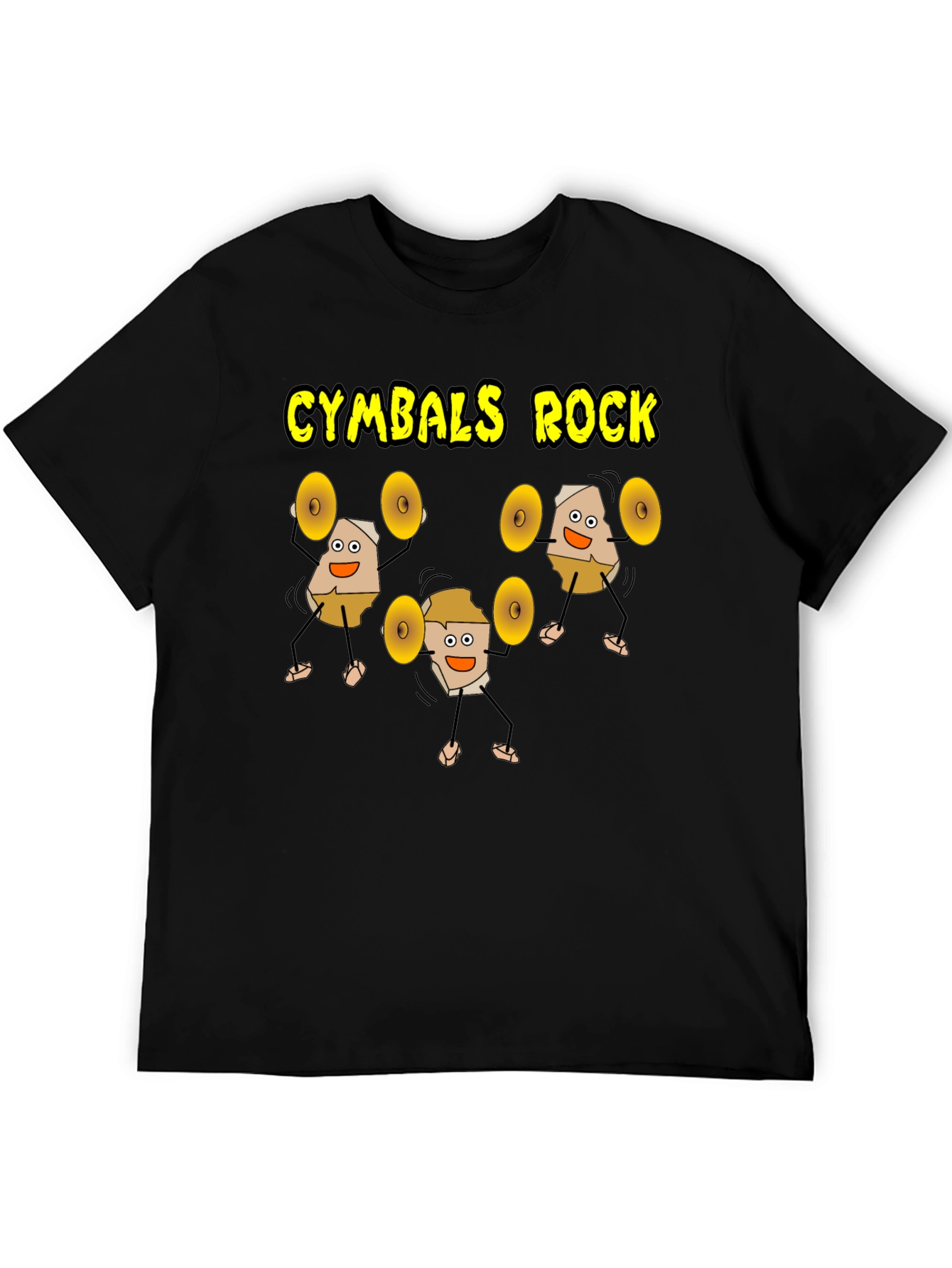 Cymbals Rock T-Shirt Funny Drummer Tee