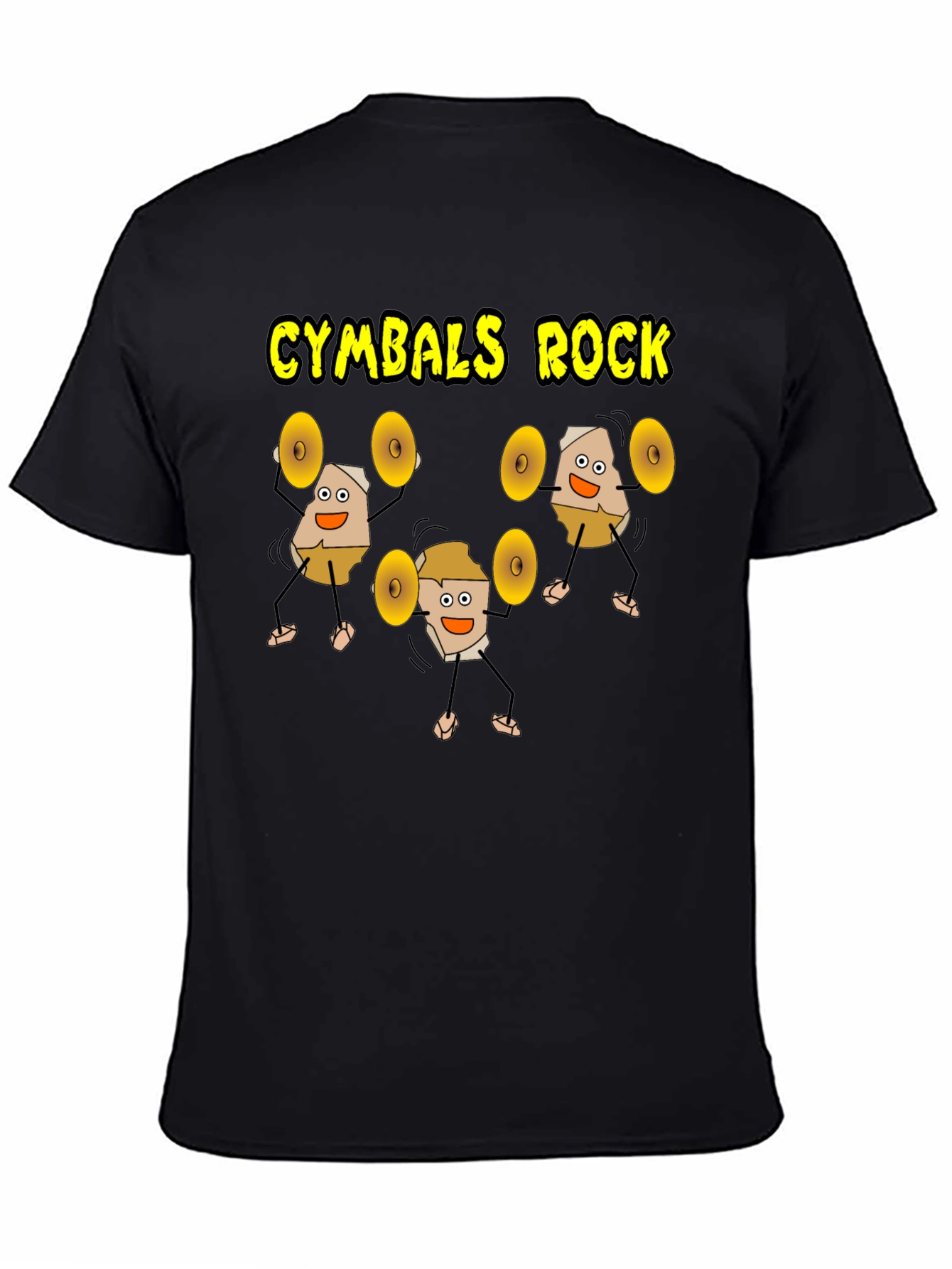 Cymbals Rock T-Shirt Funny Drummer Tee