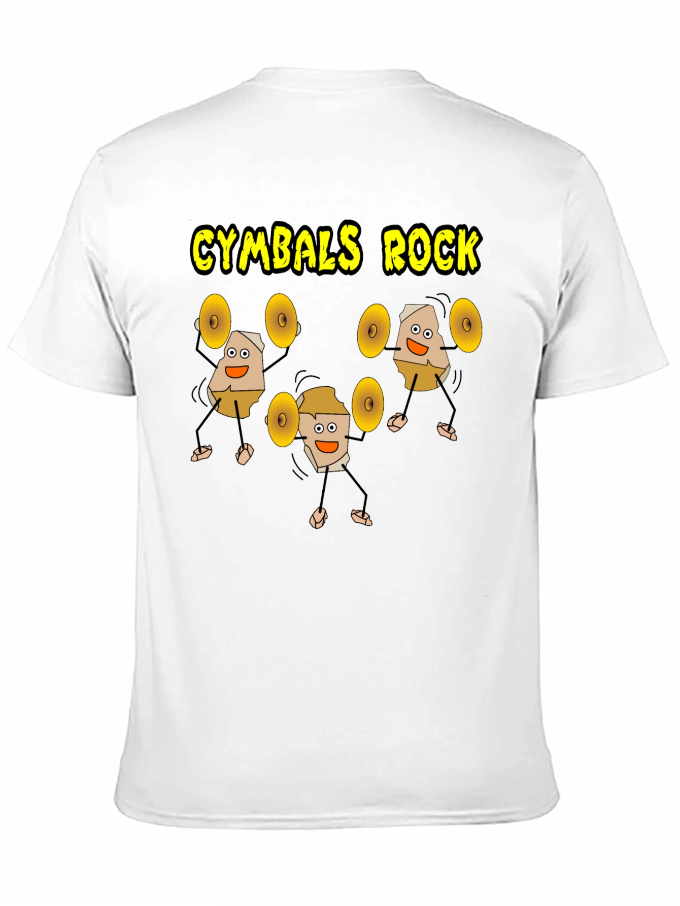 Cymbals Rock T-Shirt Funny Drummer Tee