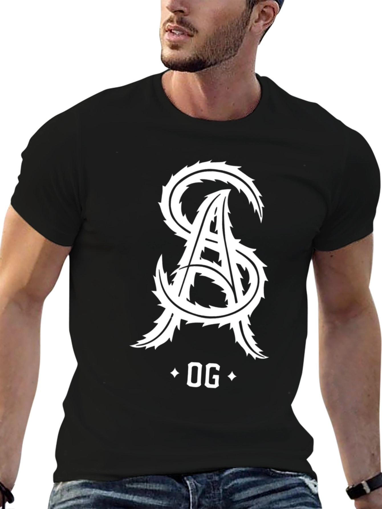 OG Graphic Tee - Black Cotton Blend