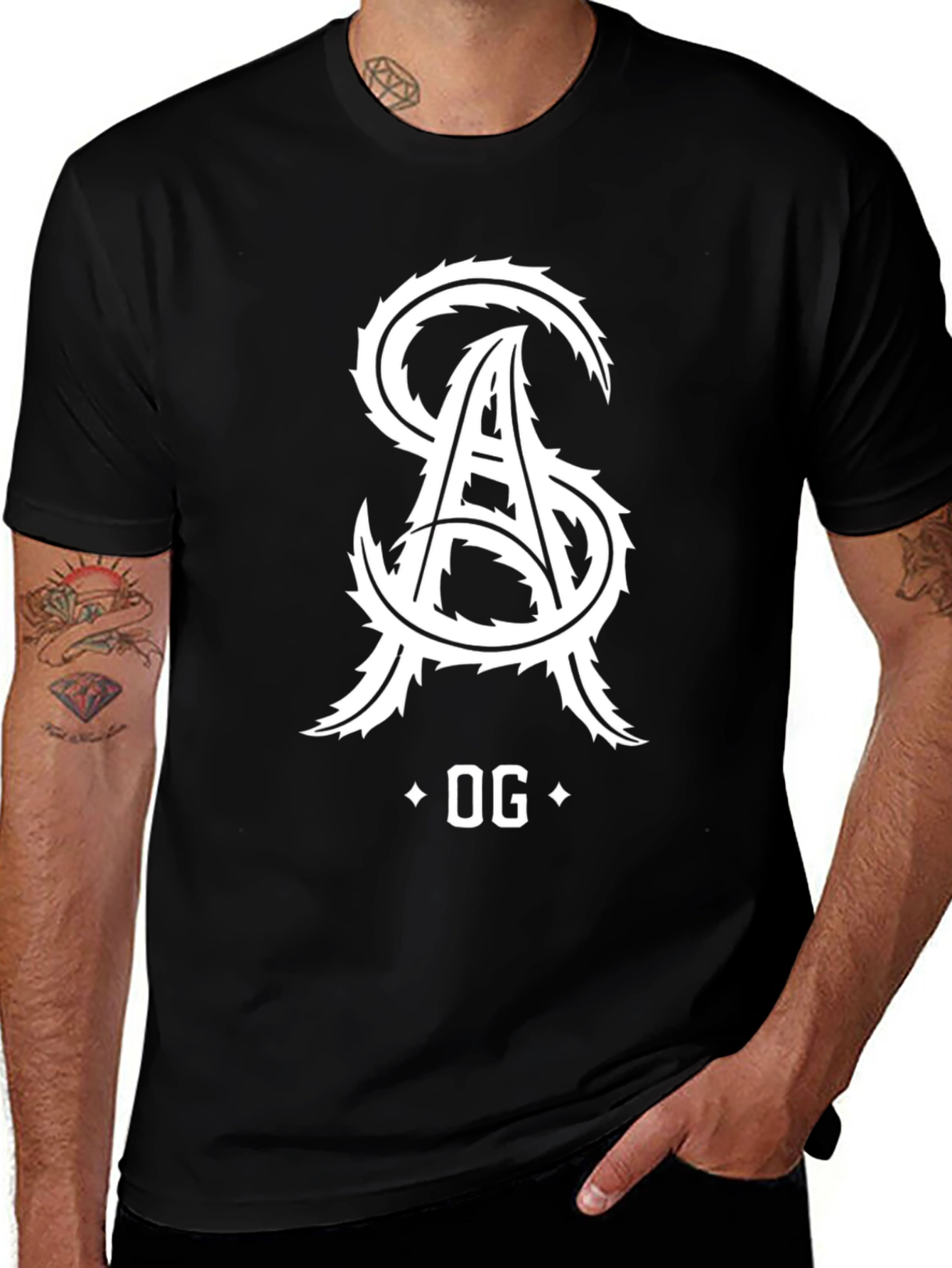 OG Graphic Tee - Black Cotton Blend