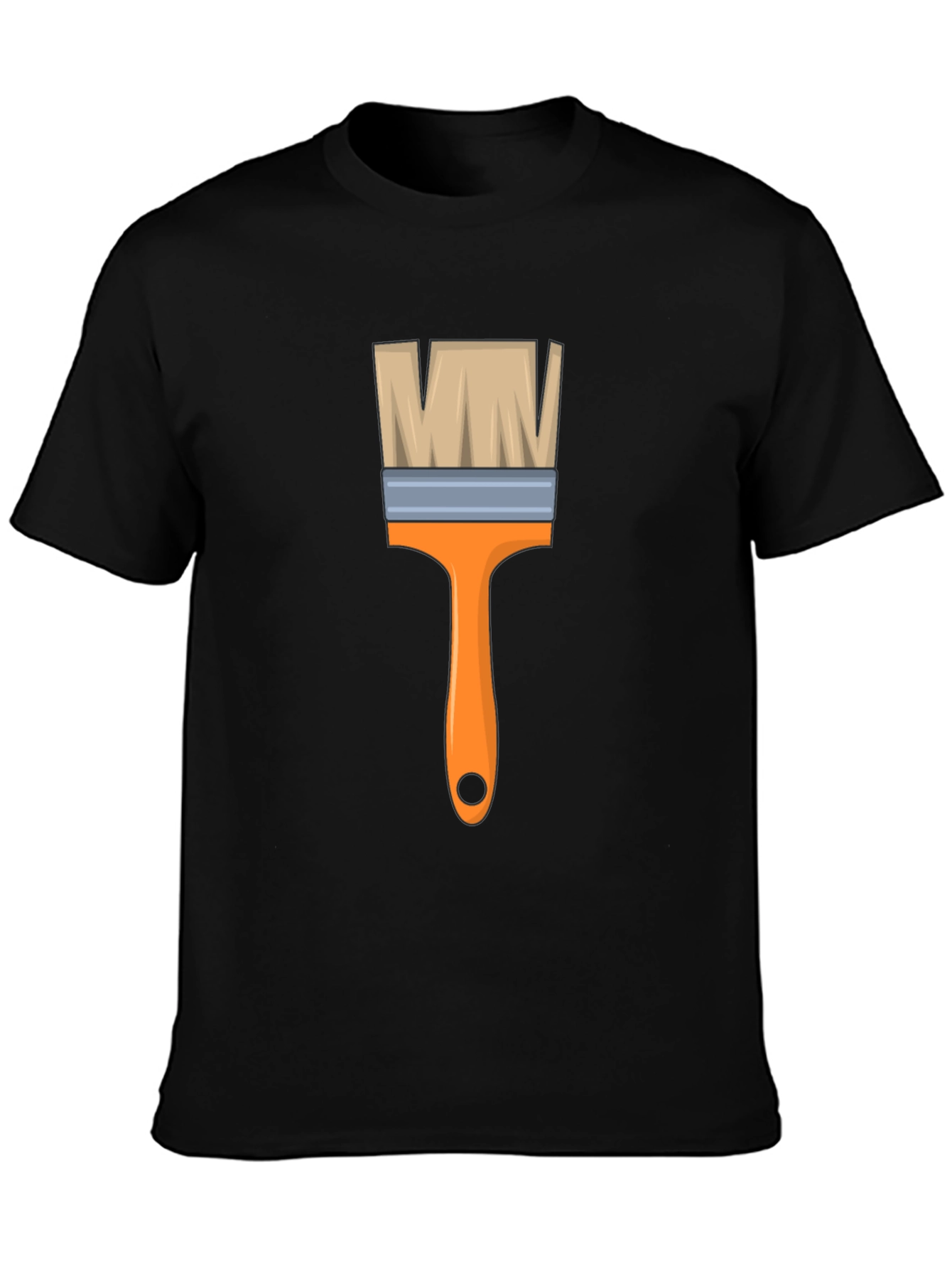 Paint Brush Graphic Tee - Artistic Design