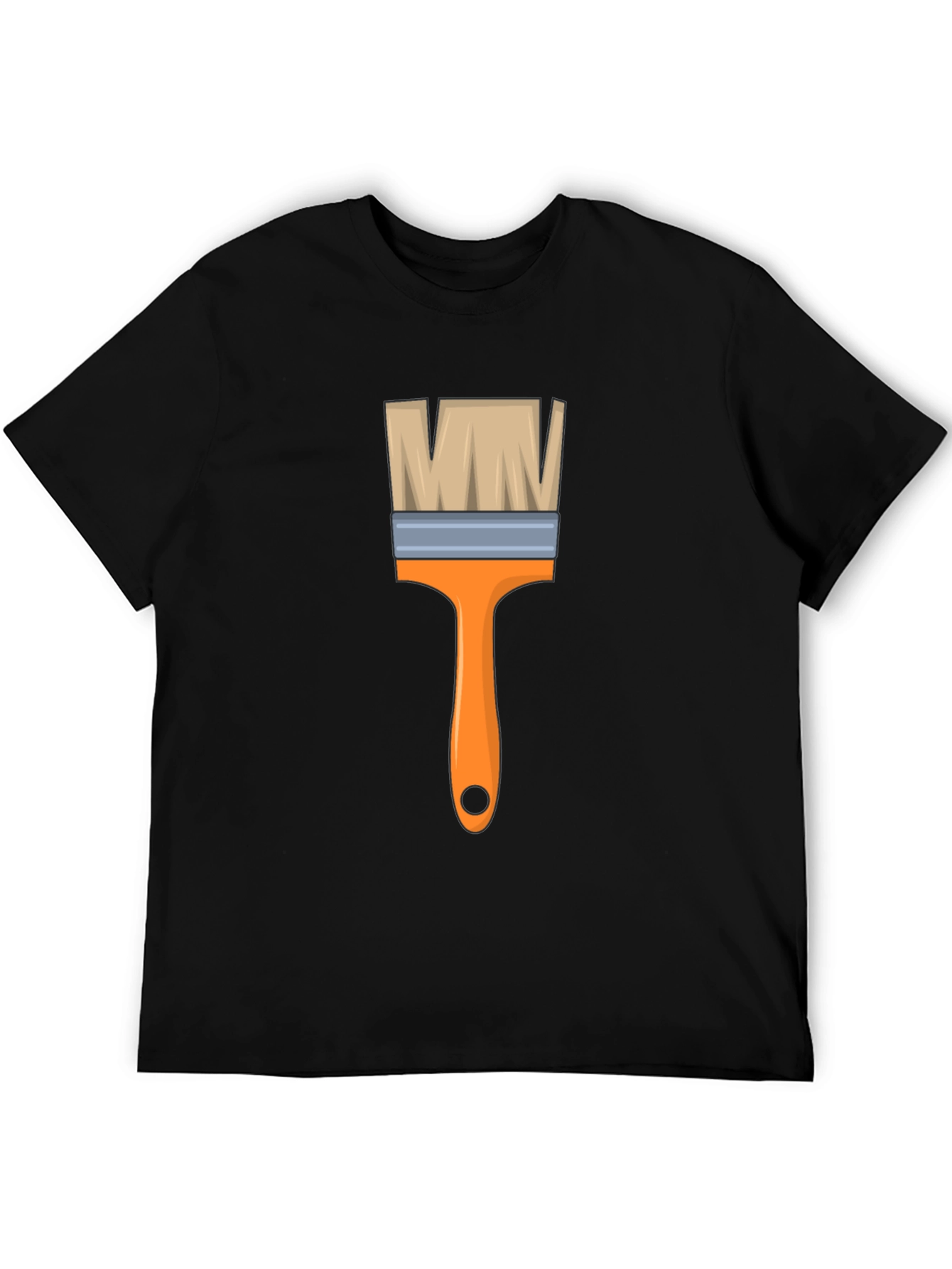 Paint Brush Graphic Tee - Artistic Design
