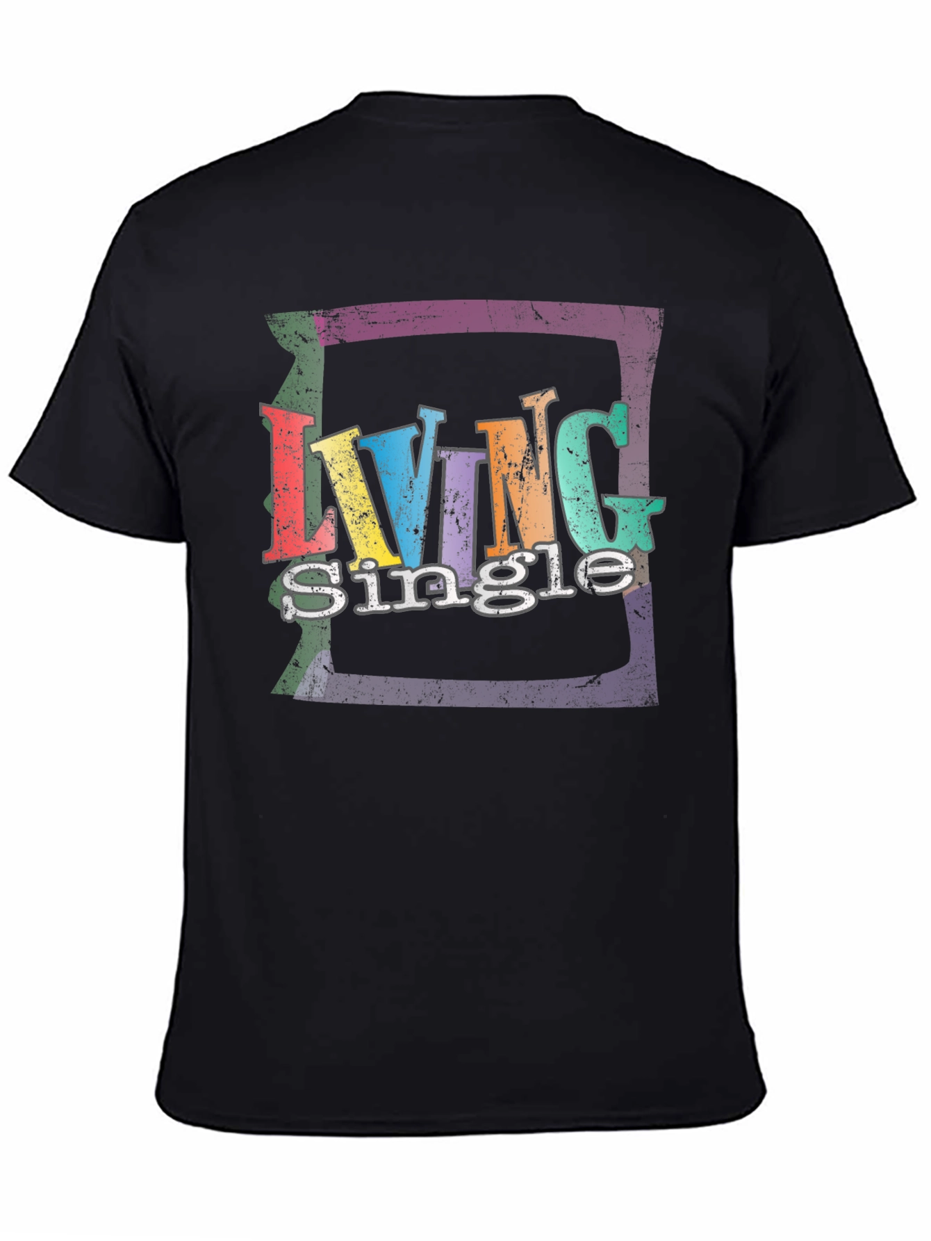 Living Single Black T-Shirt