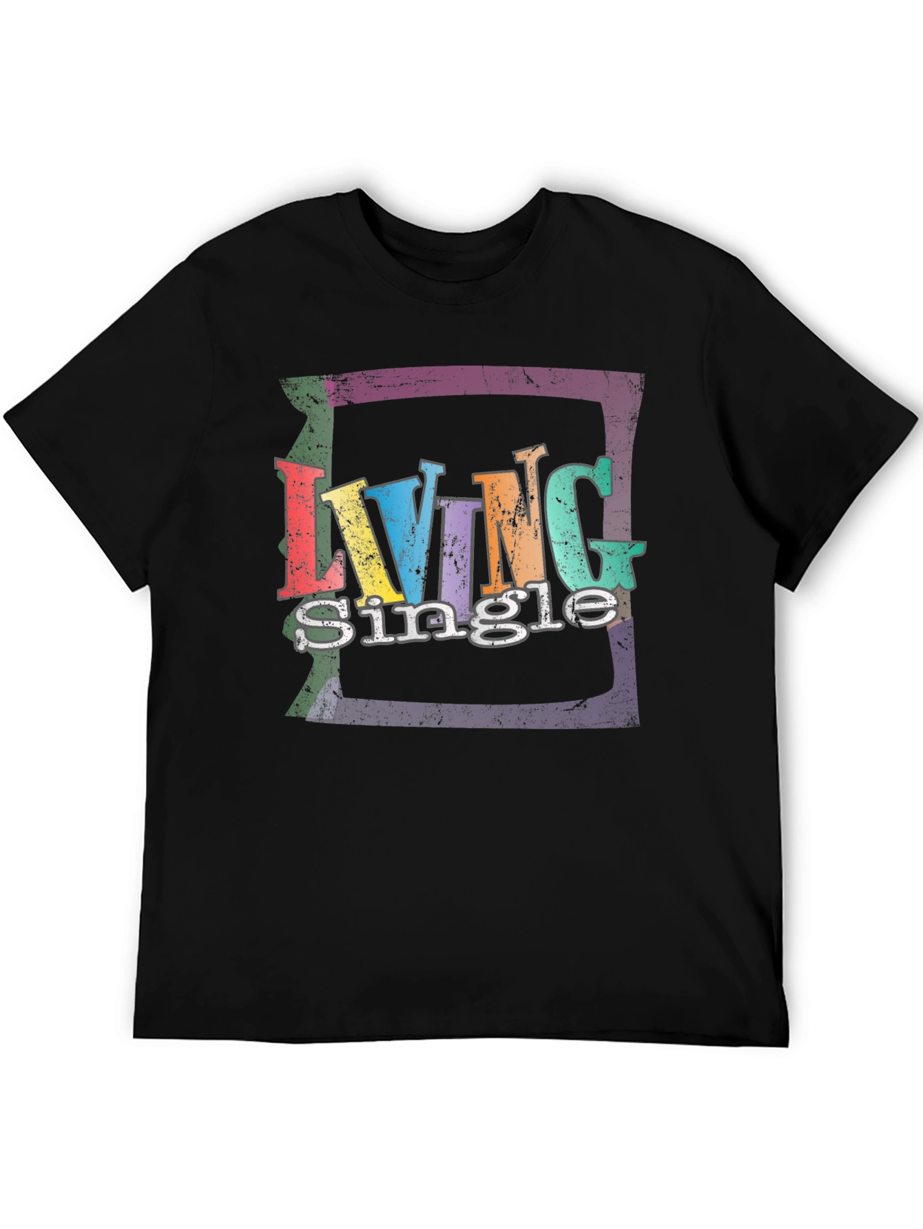 Living Single Black T-Shirt