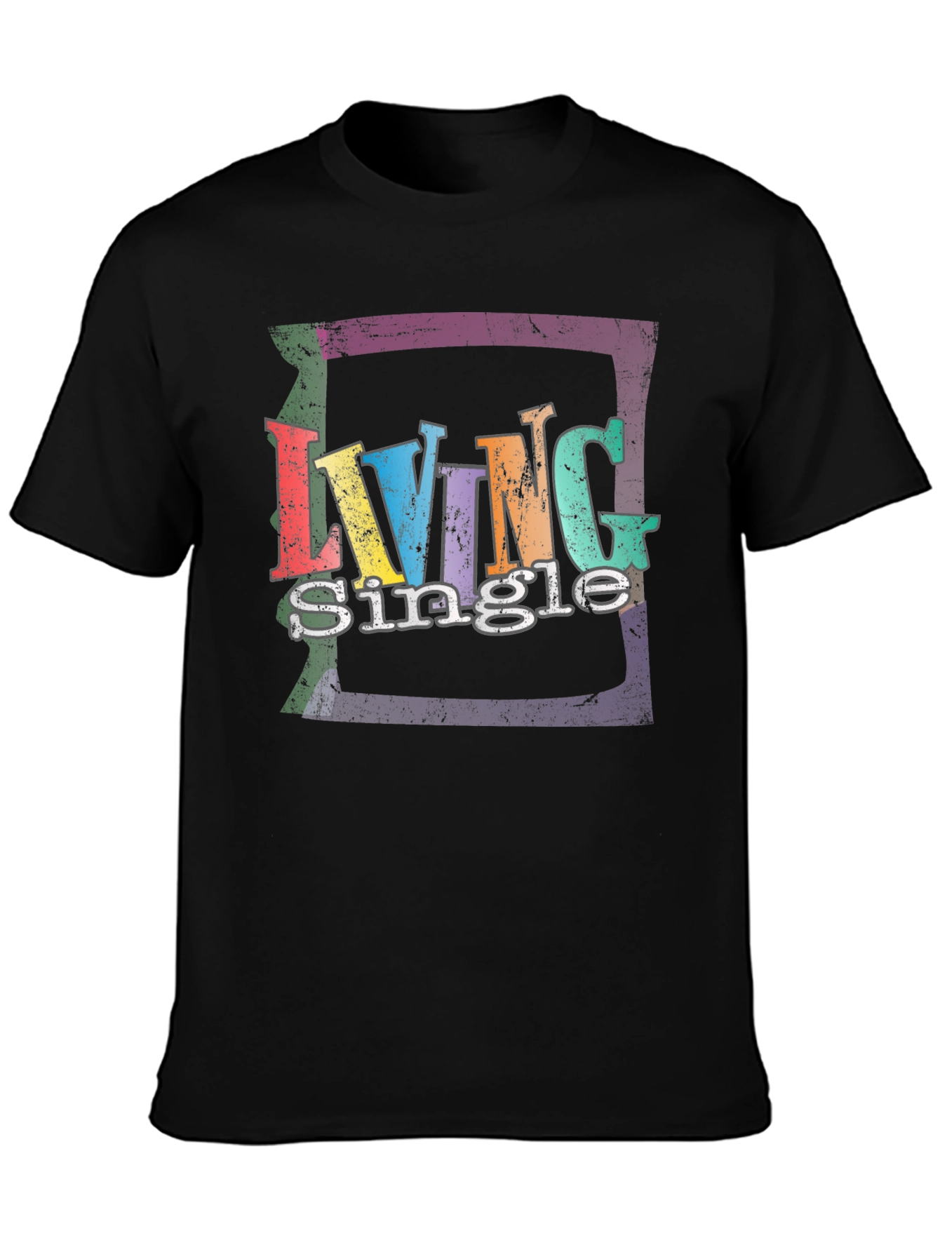 Living Single Black T-Shirt