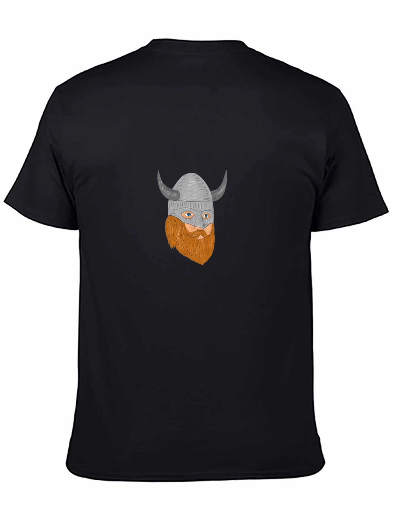 Viking Warrior Graphic Black T-Shirt