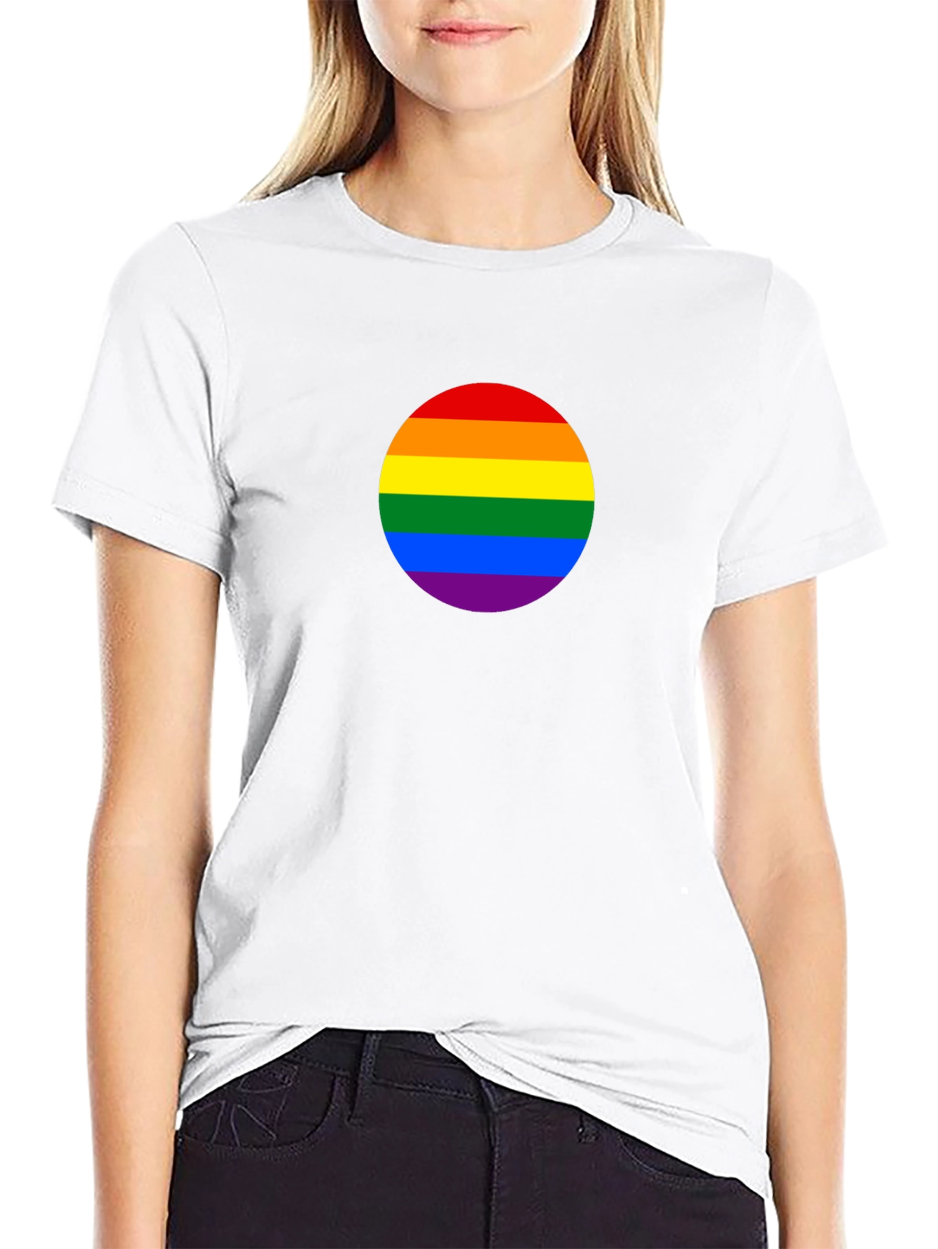 Pride Rainbow Flag T-Shirt - Bold Statement Tee