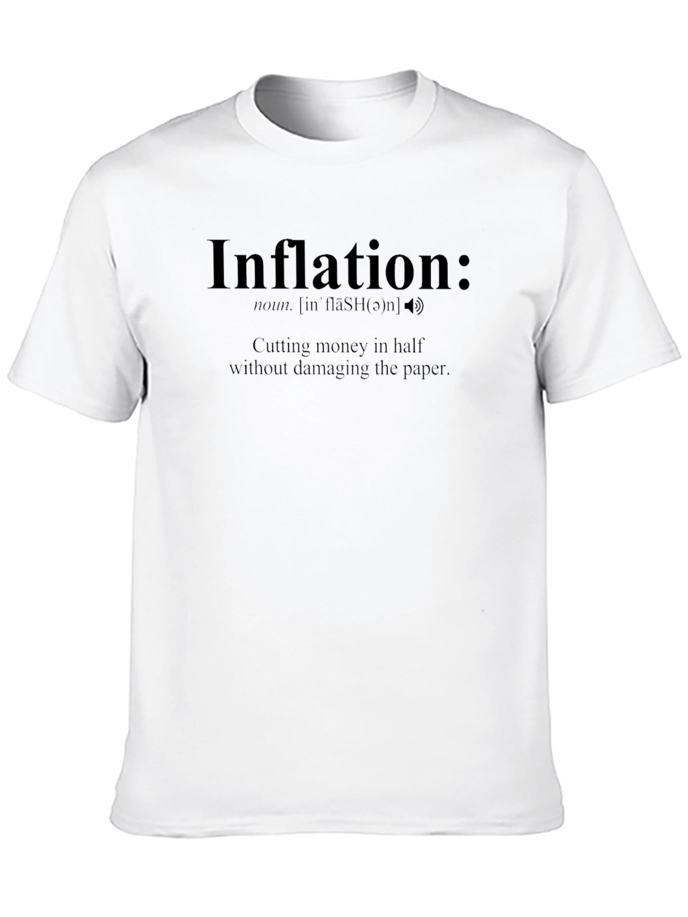 Inflation Definition Graphic T-Shirt