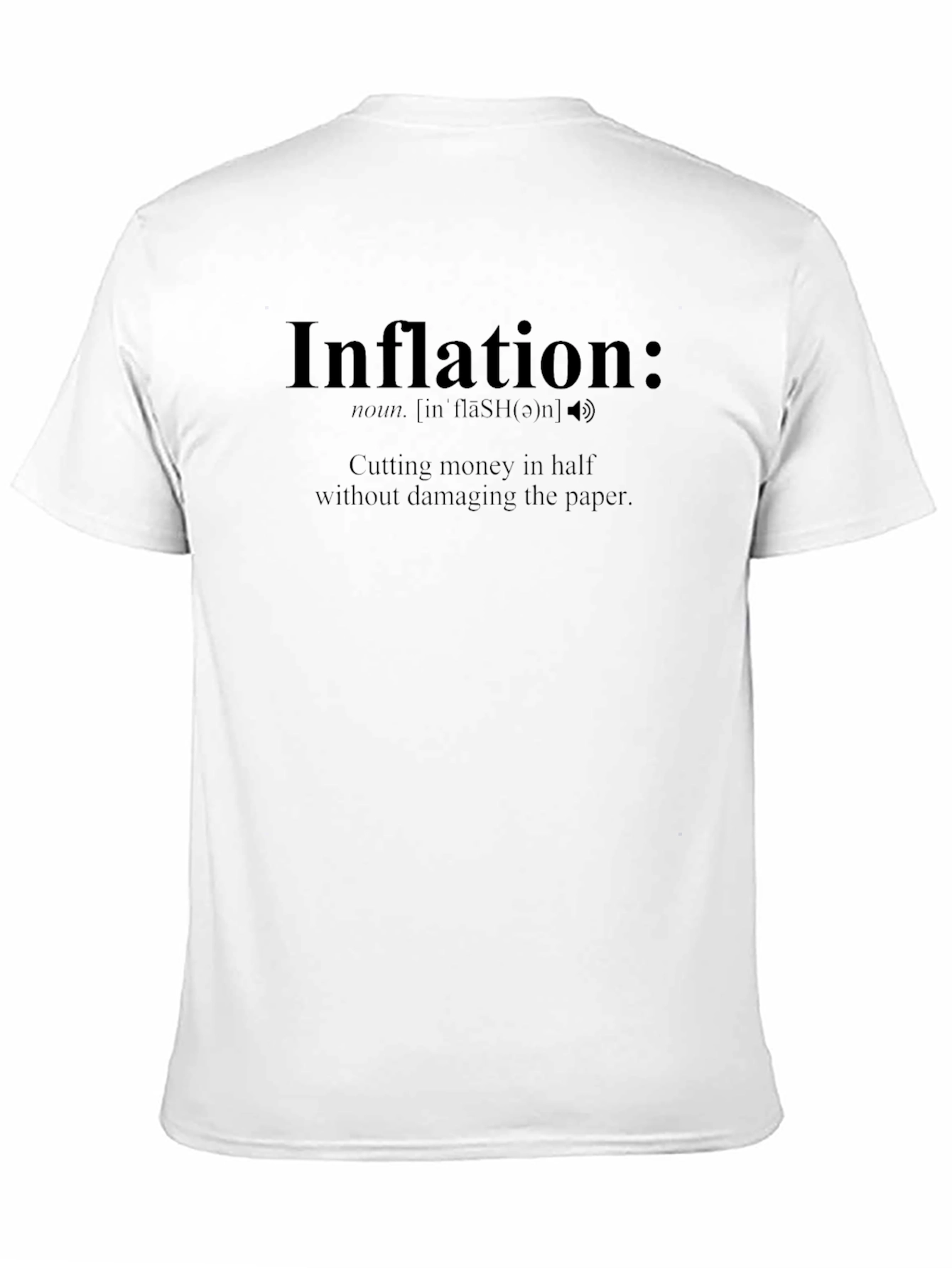 Inflation Definition Graphic T-Shirt