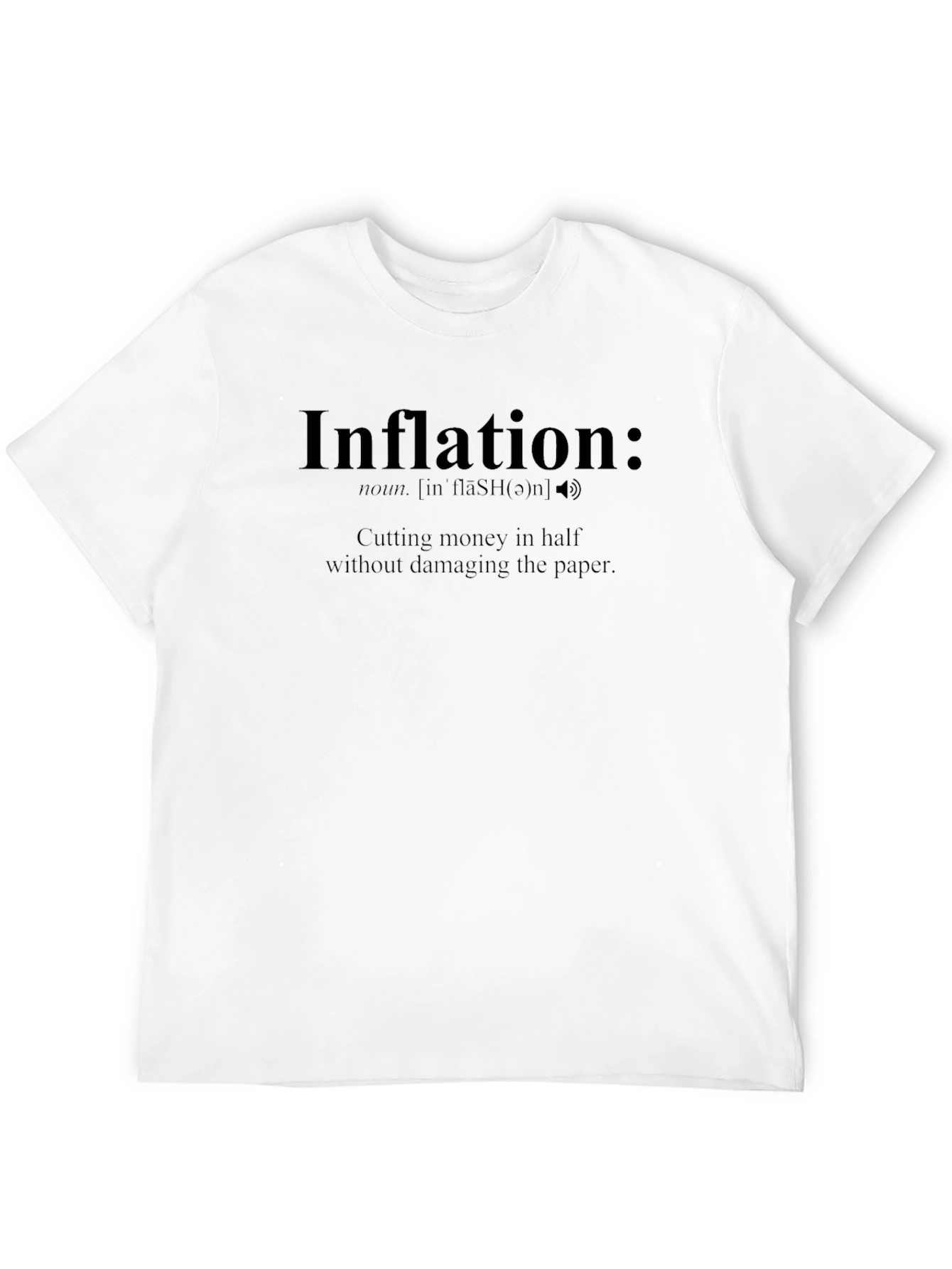 Inflation Definition Graphic T-Shirt