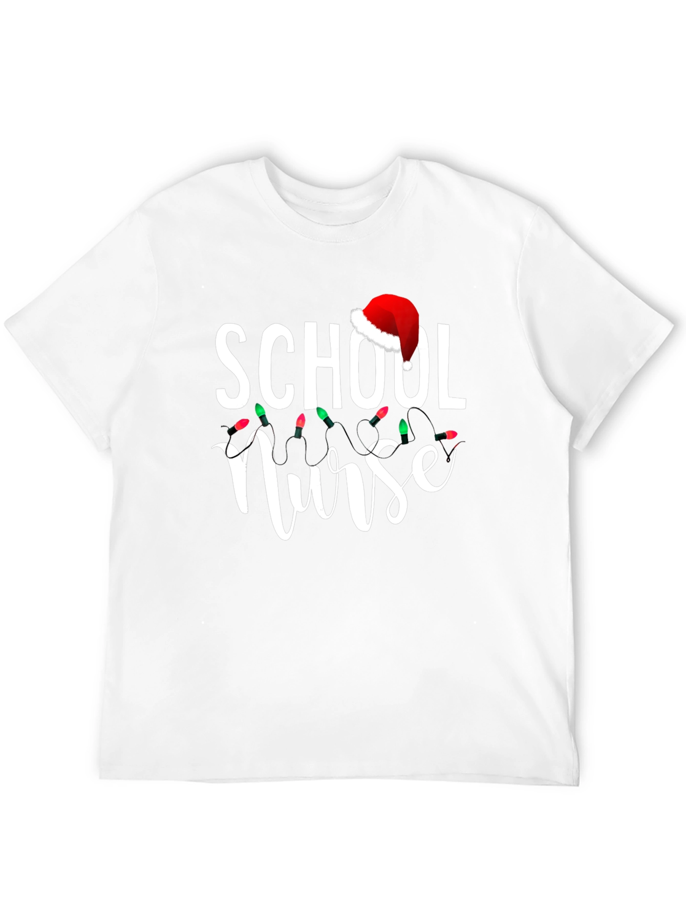 School Nurse Christmas T-Shirt - Holiday Gift