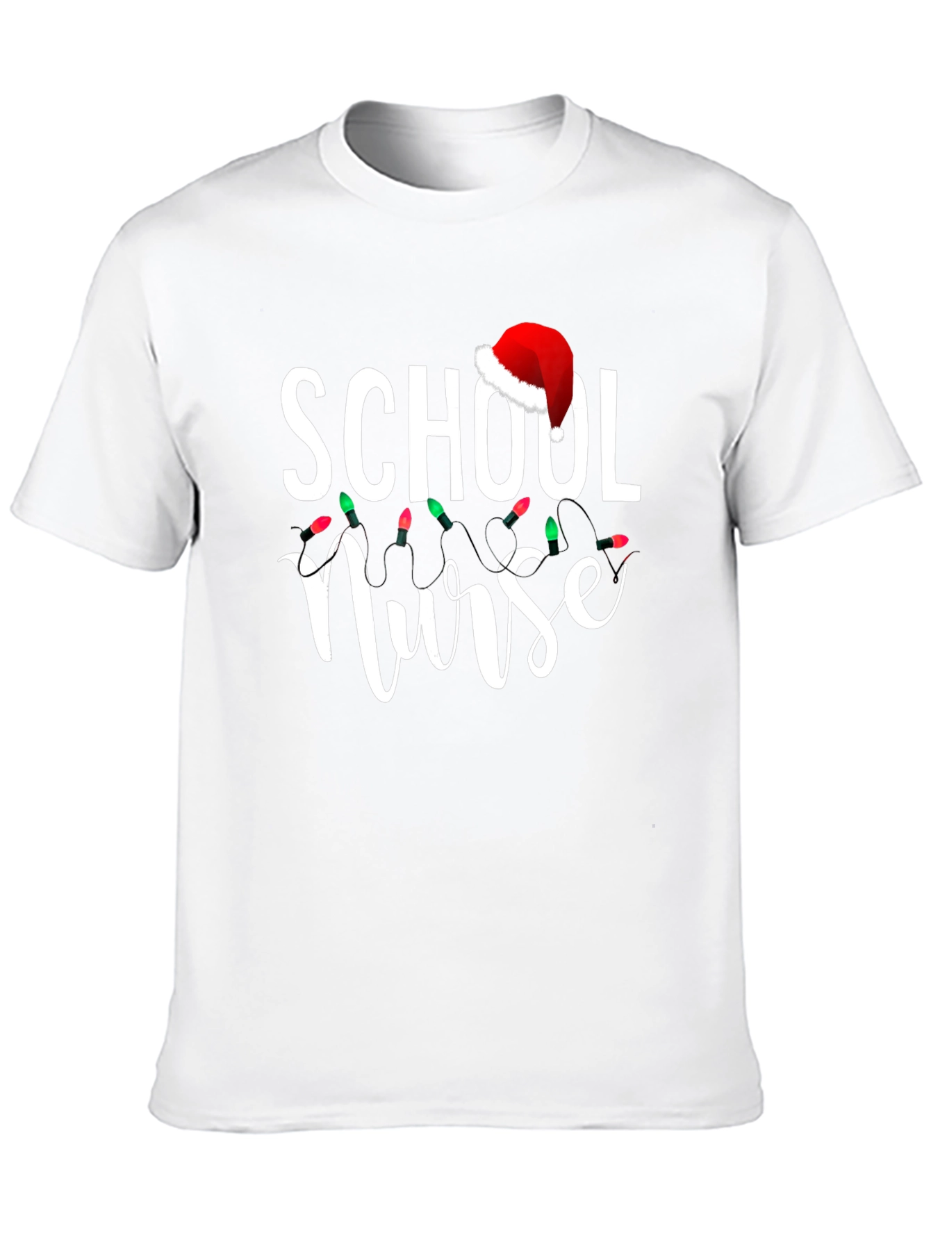 School Nurse Christmas T-Shirt - Holiday Gift