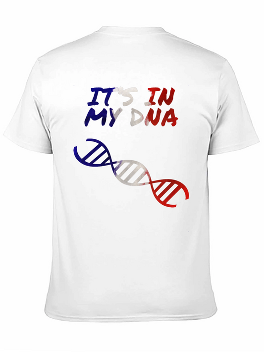 Patriotic DNA Graphic Tee - Show Your Roots!