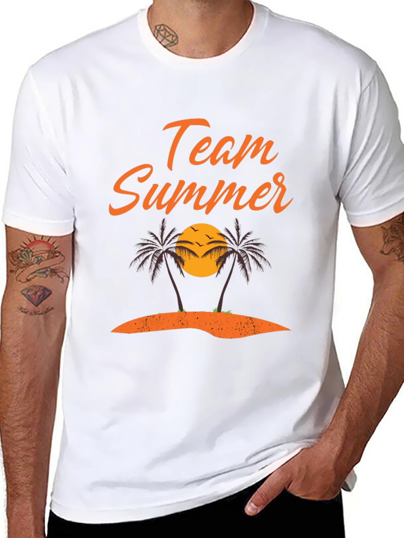 Team Summer Graphic T-Shirt | Beach Vibes