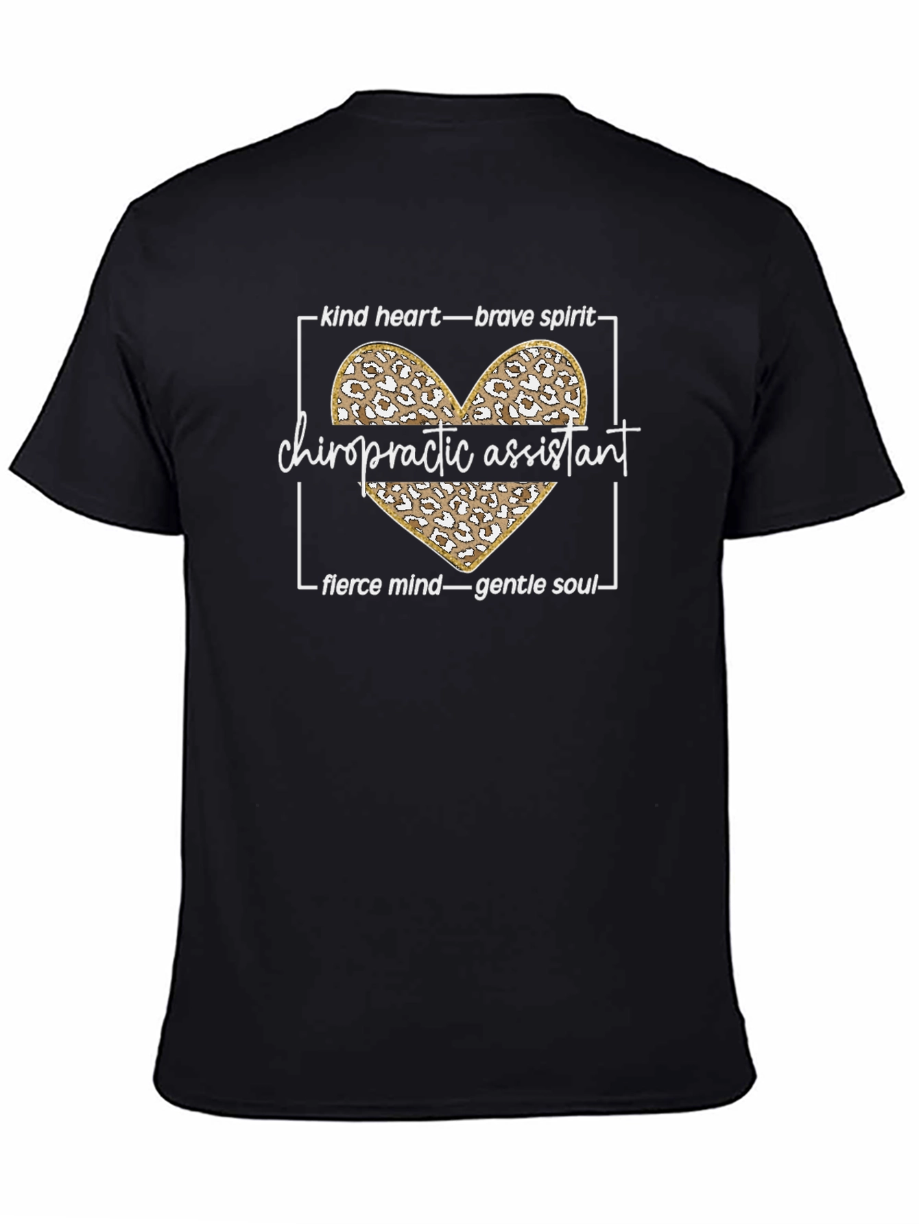 Chiropractic Assistant Heart Graphic T-Shirt