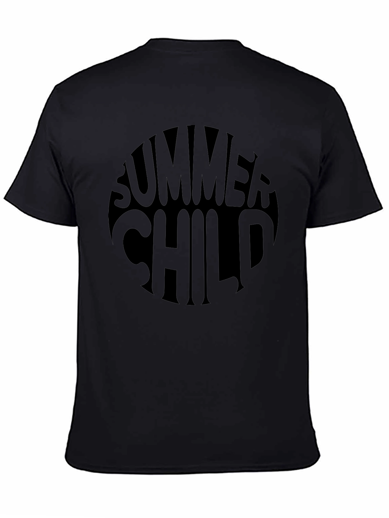 Summer Child Black Graphic Tee