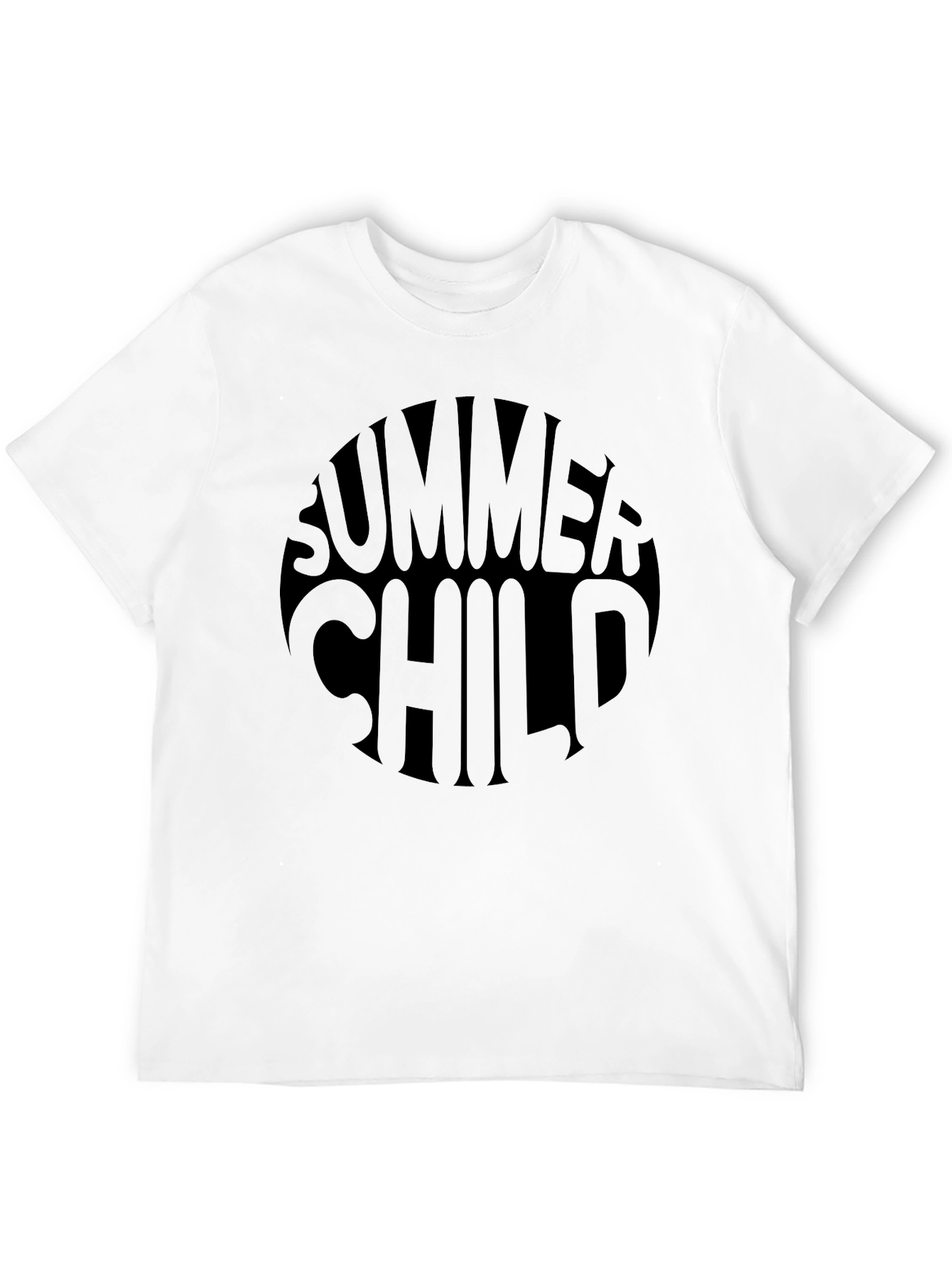 Summer Child Black Graphic Tee