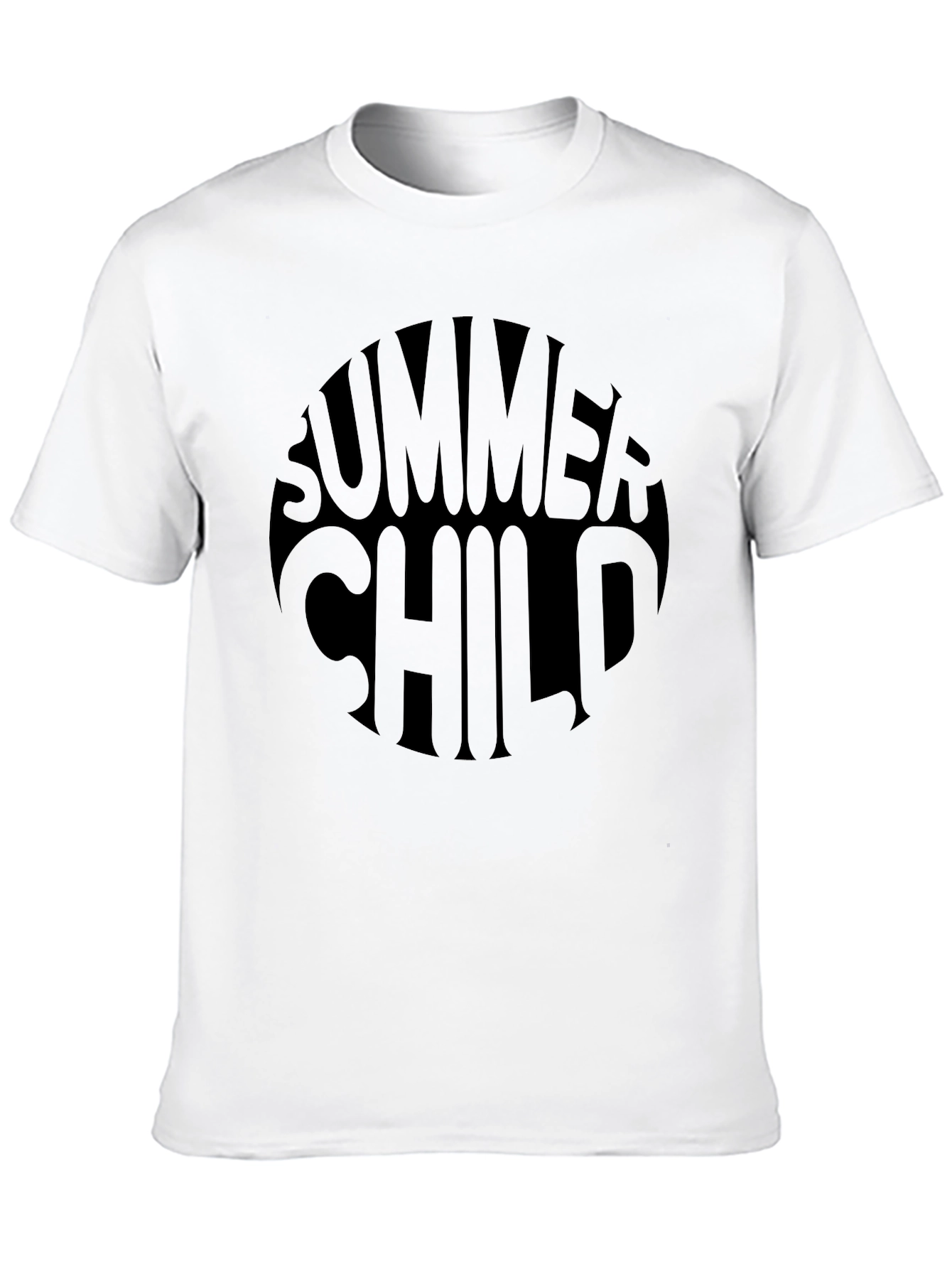 Summer Child Black Graphic Tee