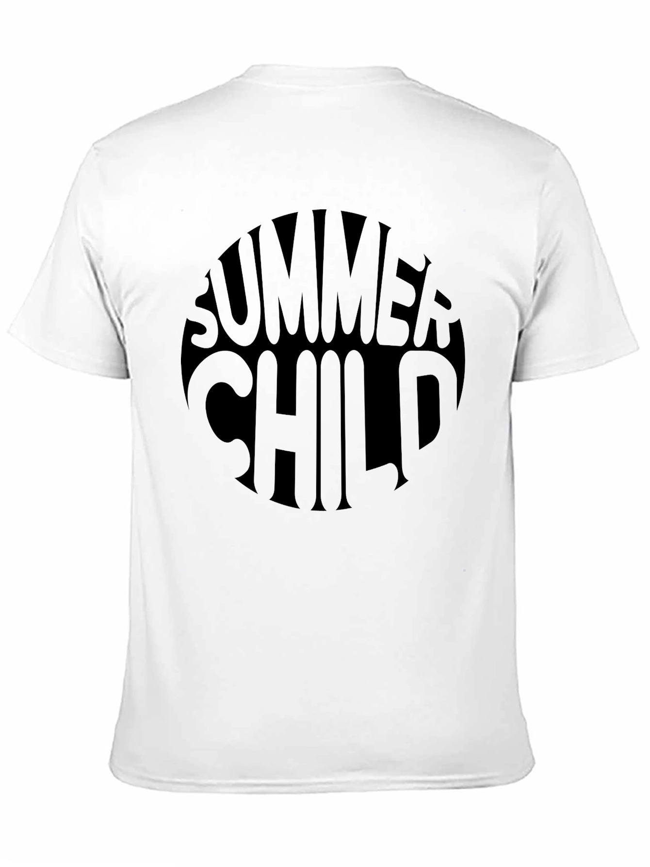 Summer Child Black Graphic Tee