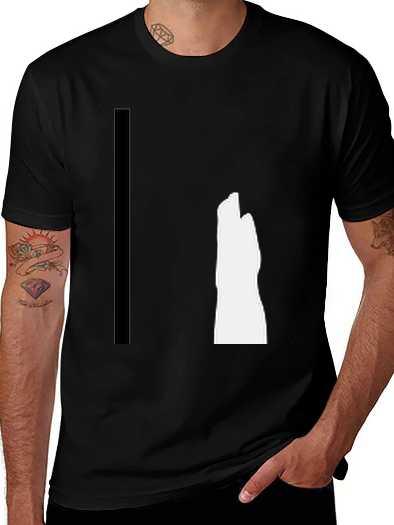 Modern Graphic T-Shirt - Minimalist Design