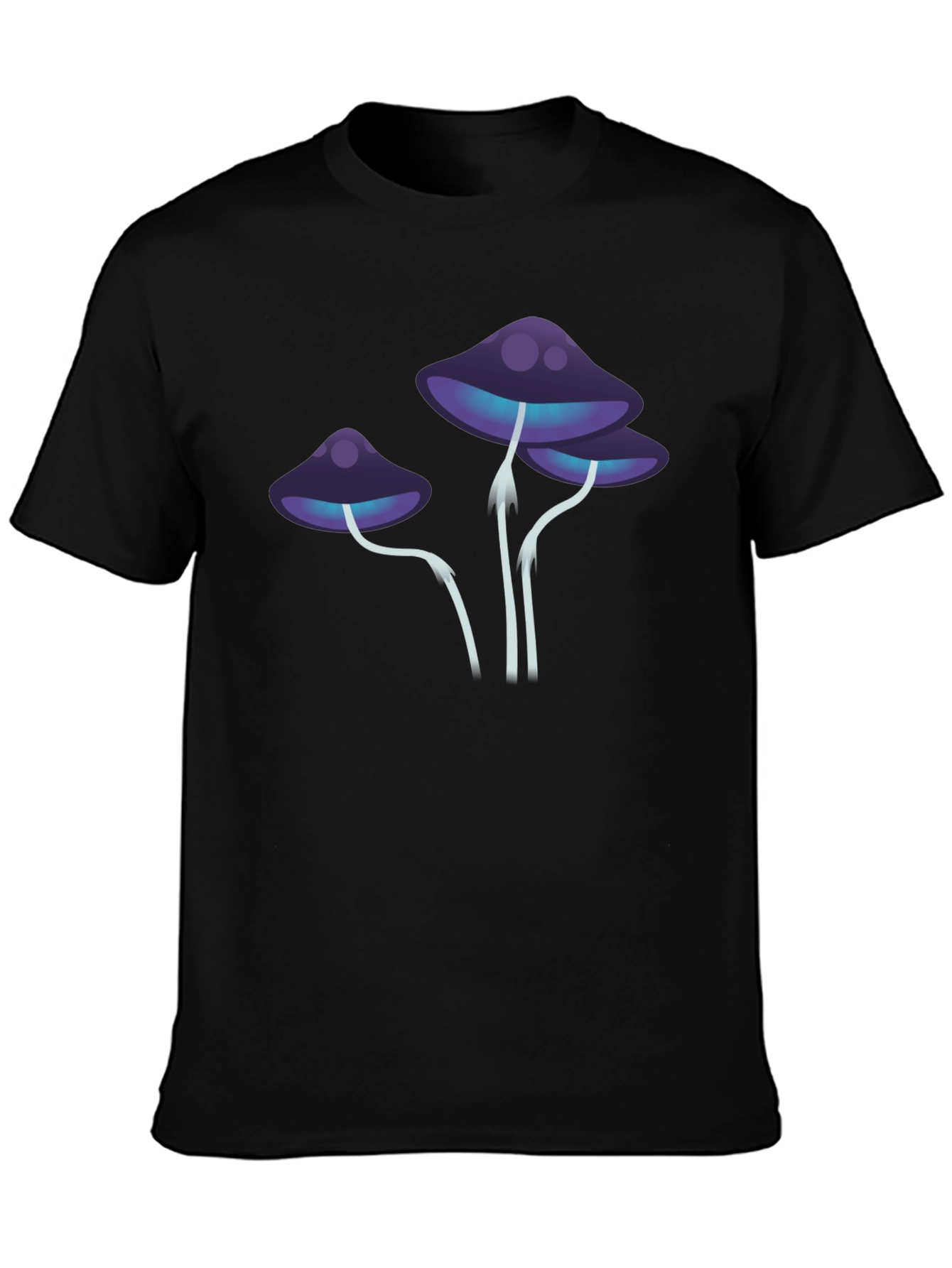 Mystic Mushroom Graphic Tee - Black