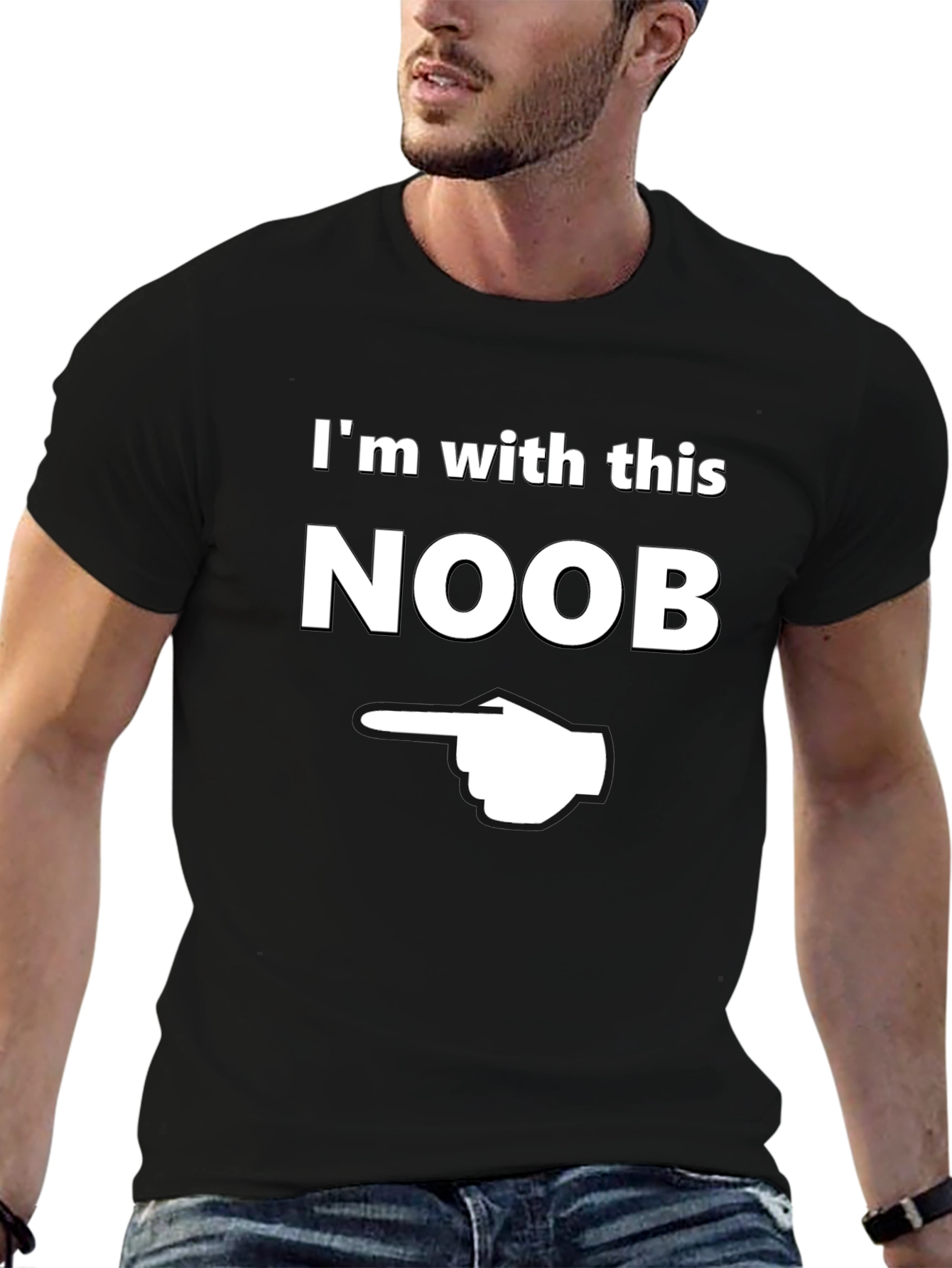 Im with this Noob T-Shirt - Funny Gamer Tee