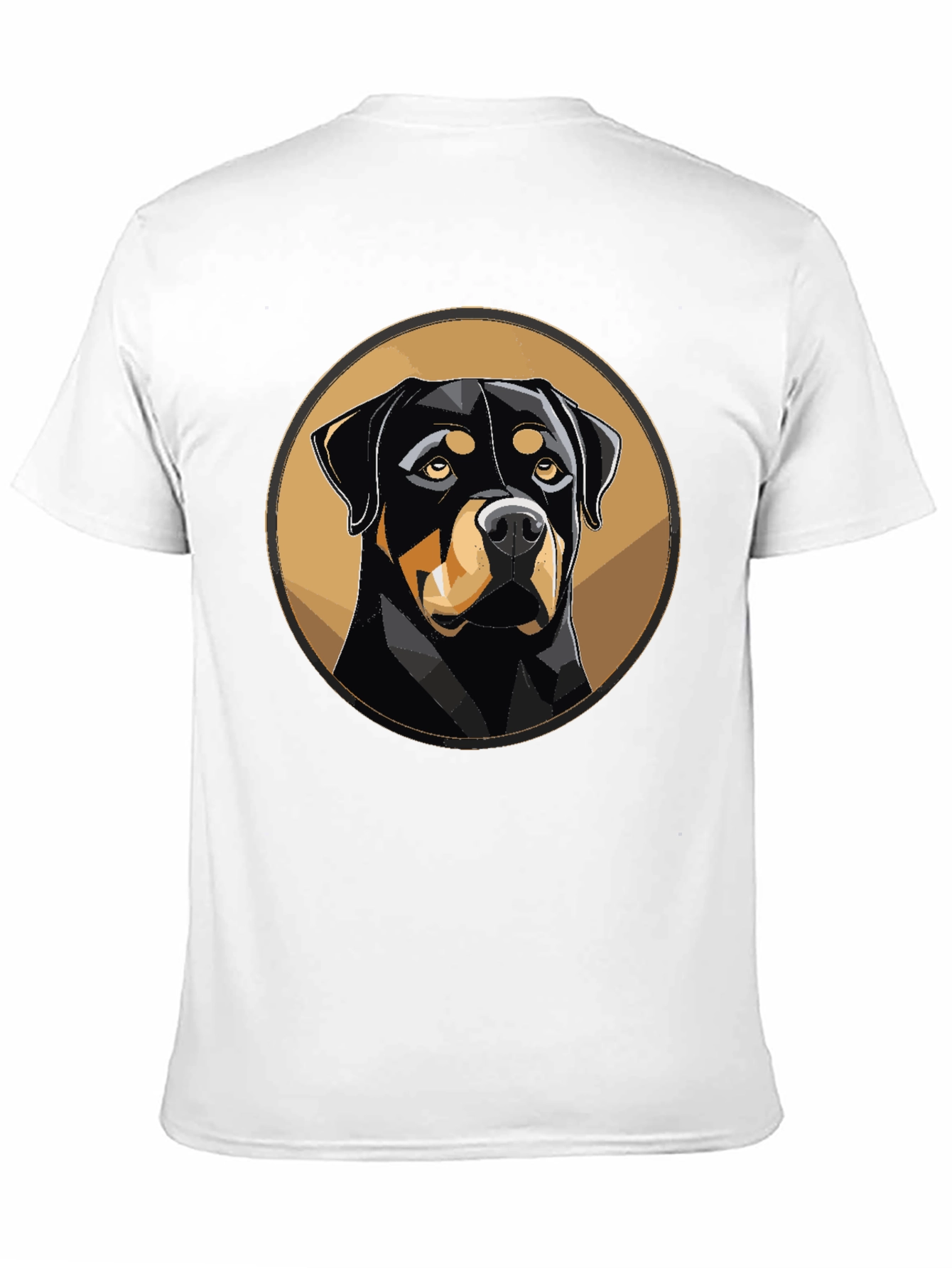 Rottweiler Dog Graphic T-Shirt - Black