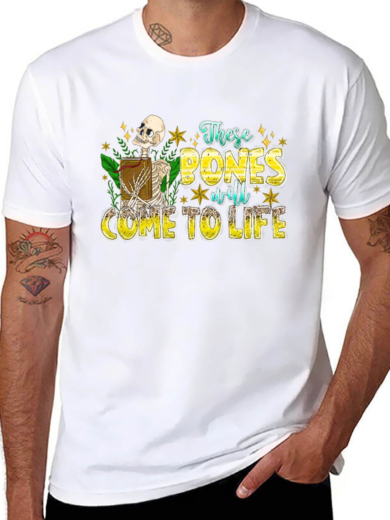 These Bones Will Come To Life Black T-Shirt