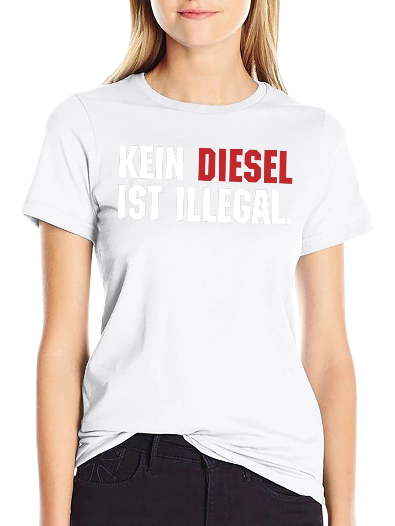Kein Diesel Ist Illegal T-Shirt - Black