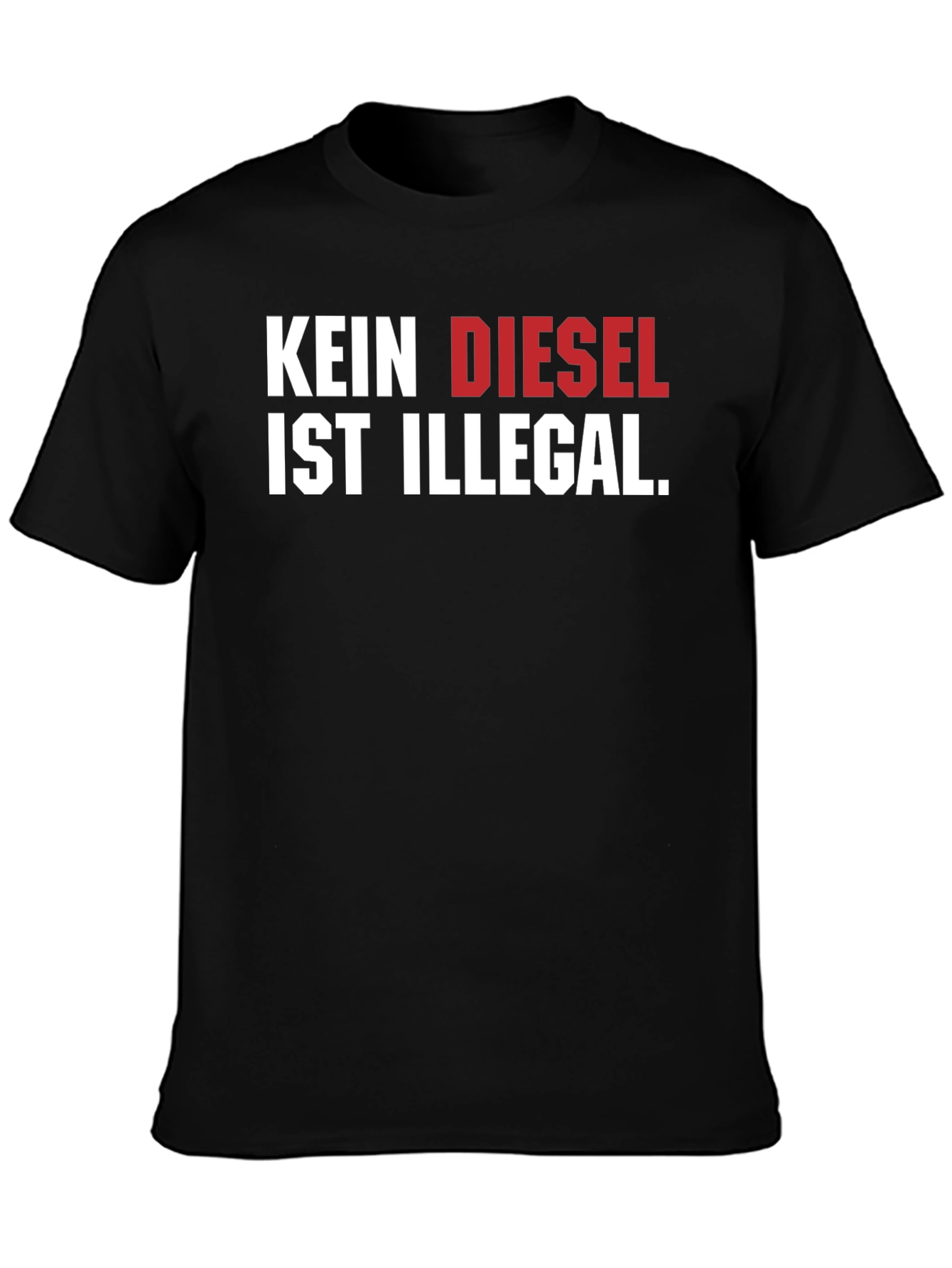 Kein Diesel Ist Illegal T-Shirt - Black