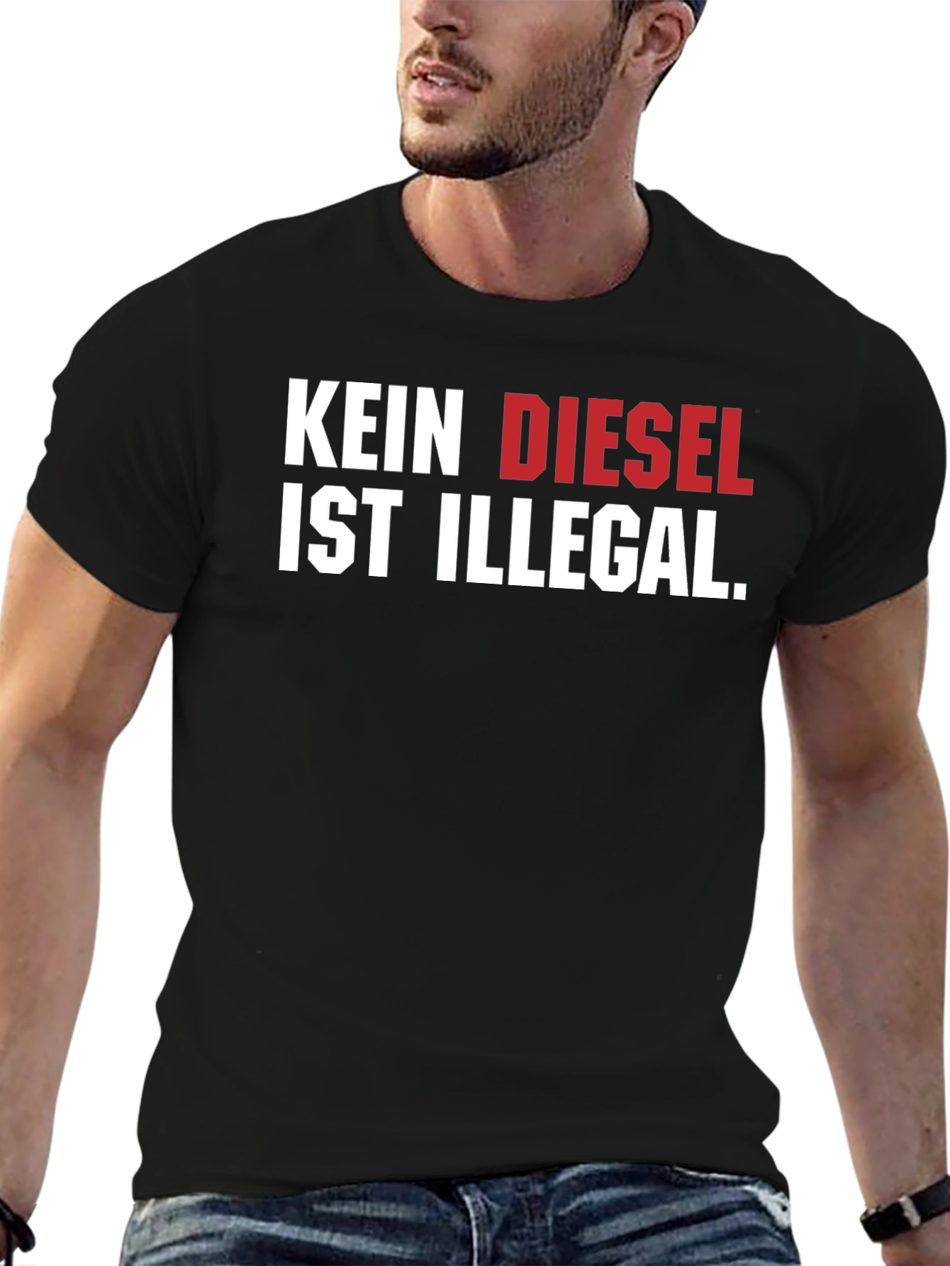 Kein Diesel Ist Illegal T-Shirt - Black