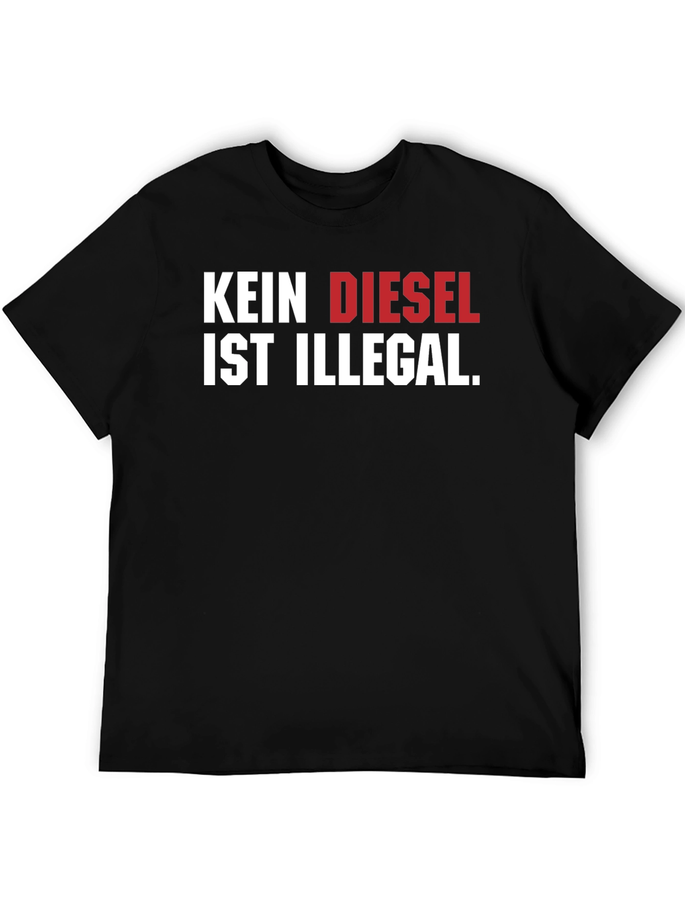 Kein Diesel Ist Illegal T-Shirt - Black