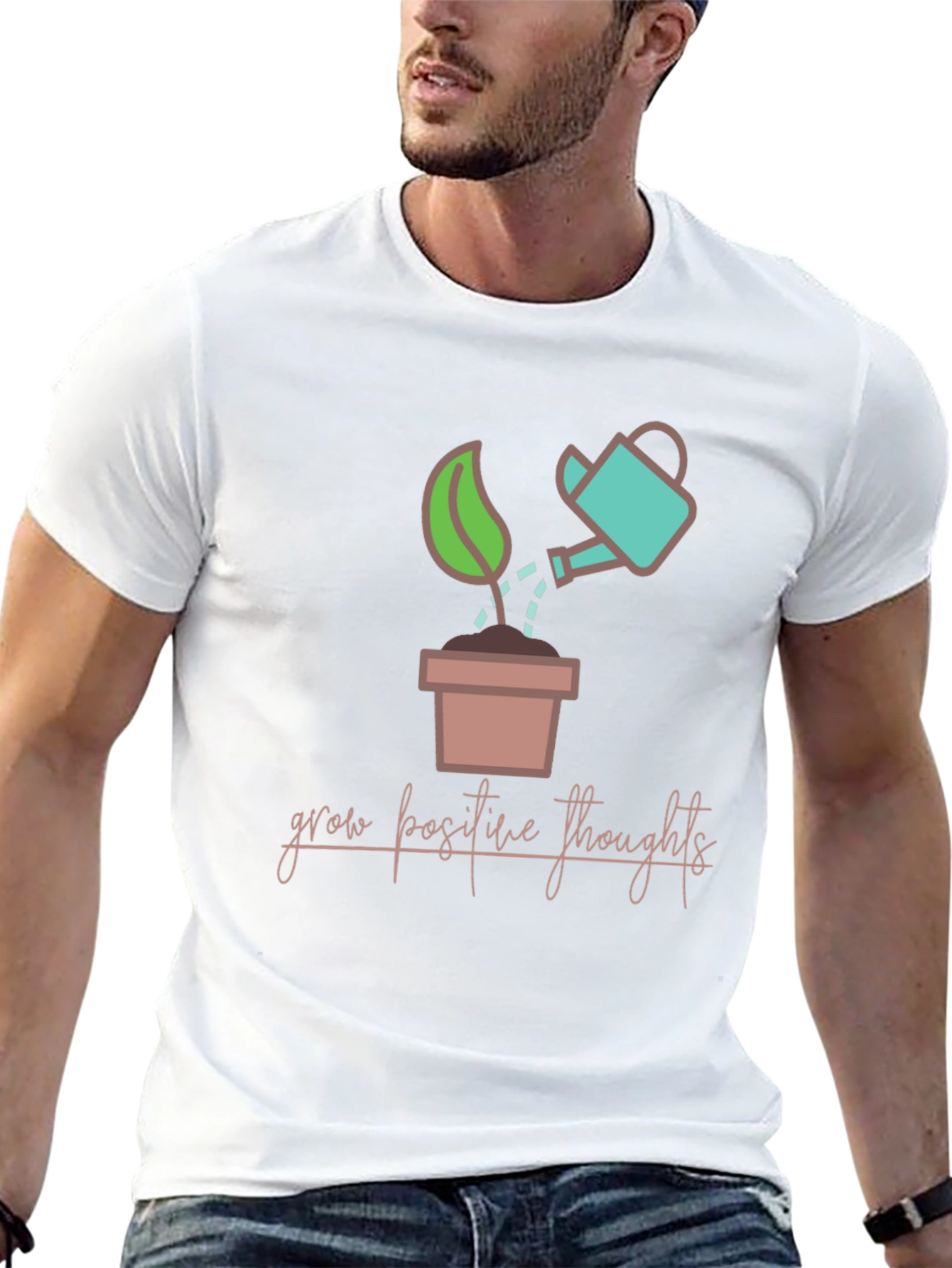 Grow Positive Thoughts T-Shirt - Unisex