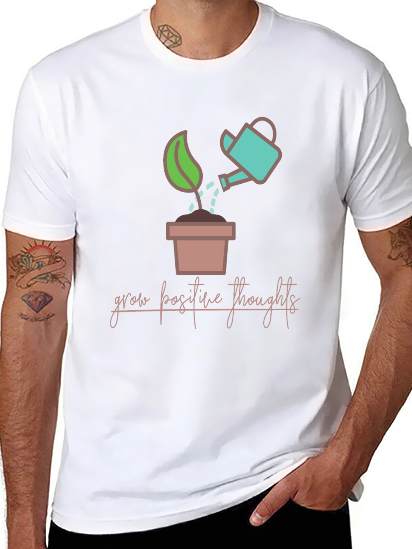 Grow Positive Thoughts T-Shirt - Unisex