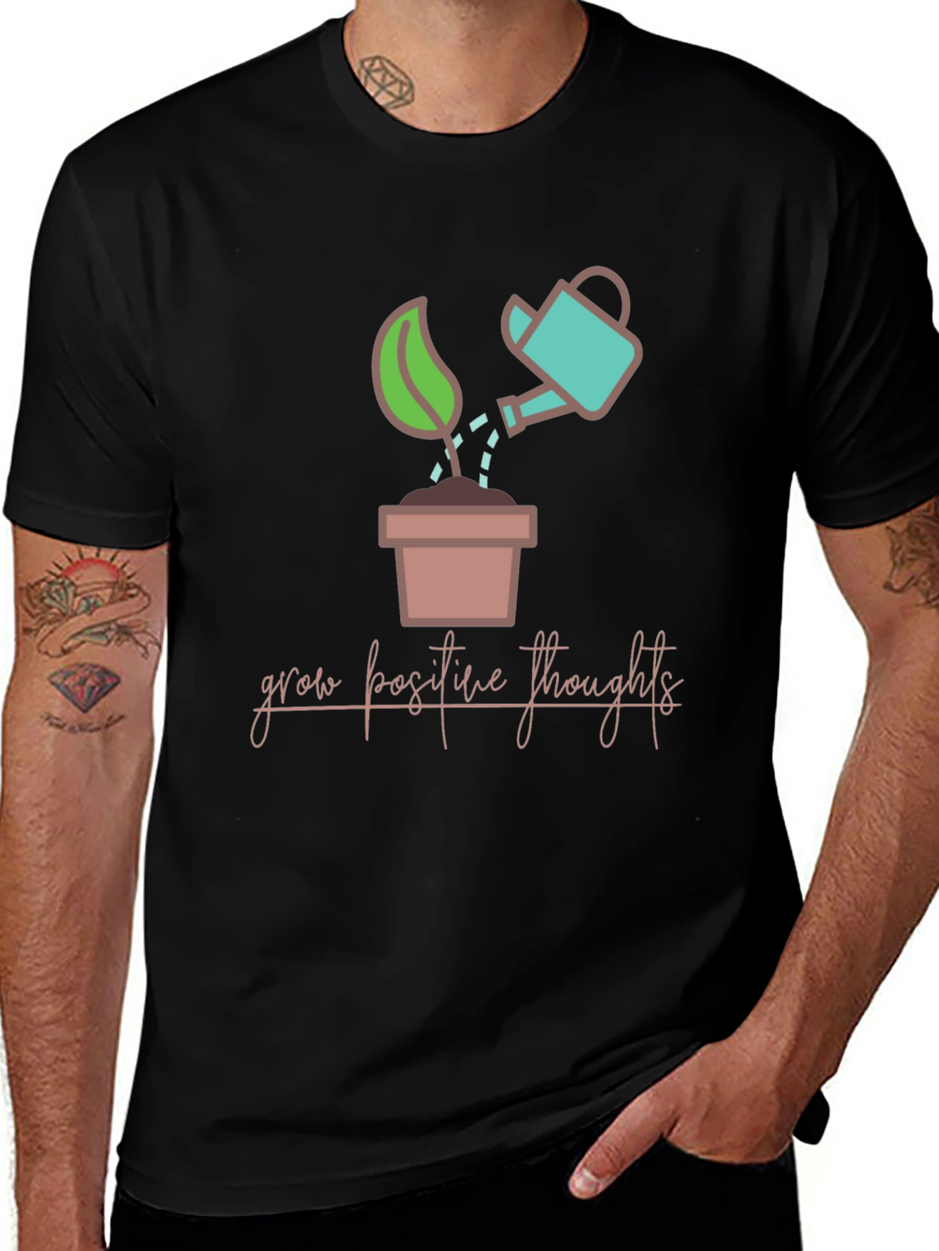 Grow Positive Thoughts T-Shirt - Unisex