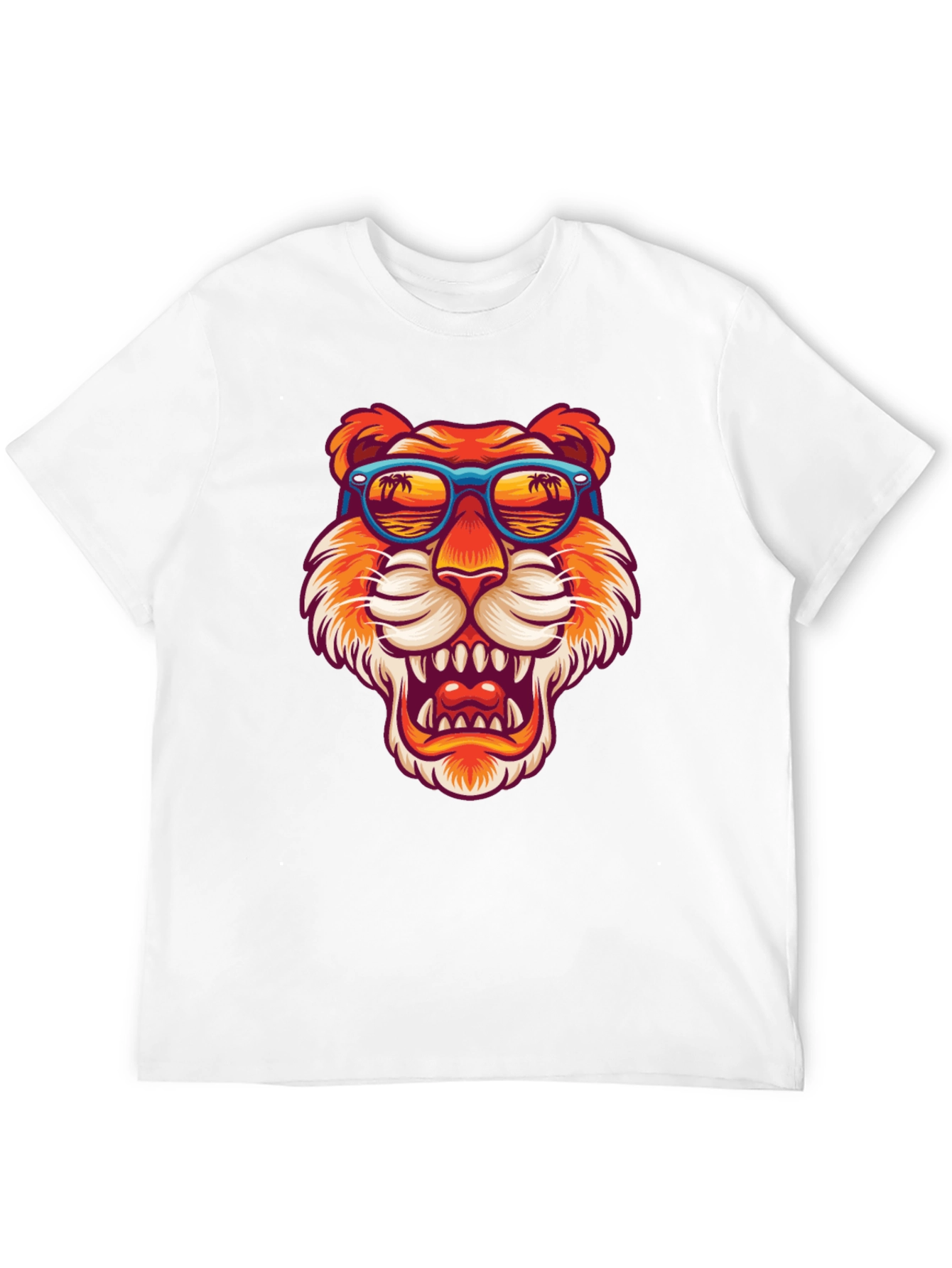 Cool Tiger Graphic T-Shirt