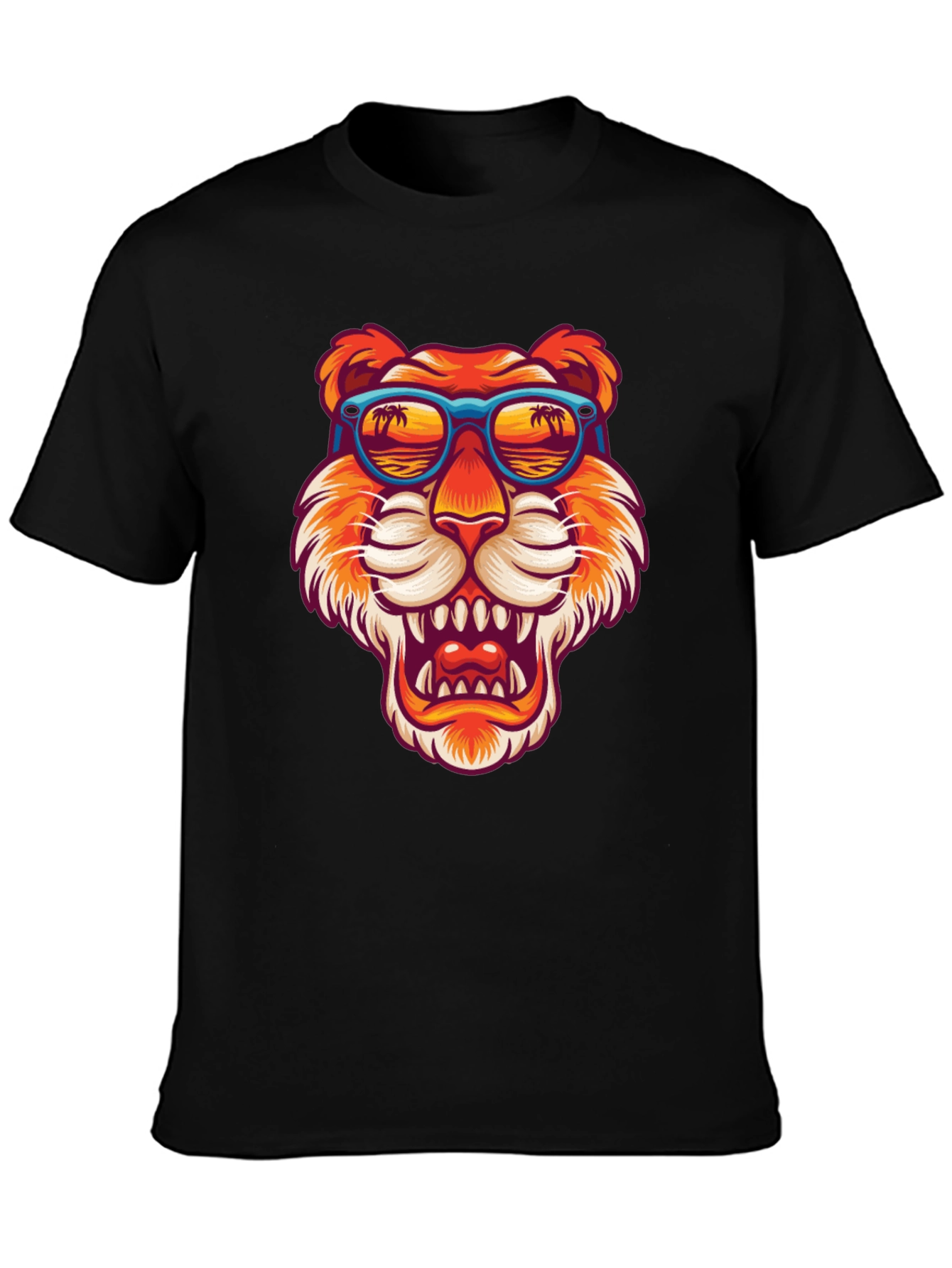 Cool Tiger Graphic T-Shirt