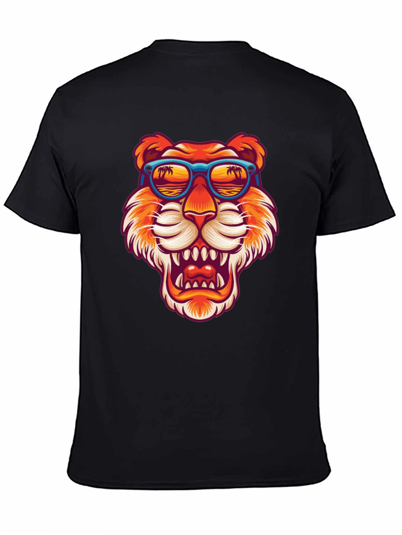 Cool Tiger Graphic T-Shirt