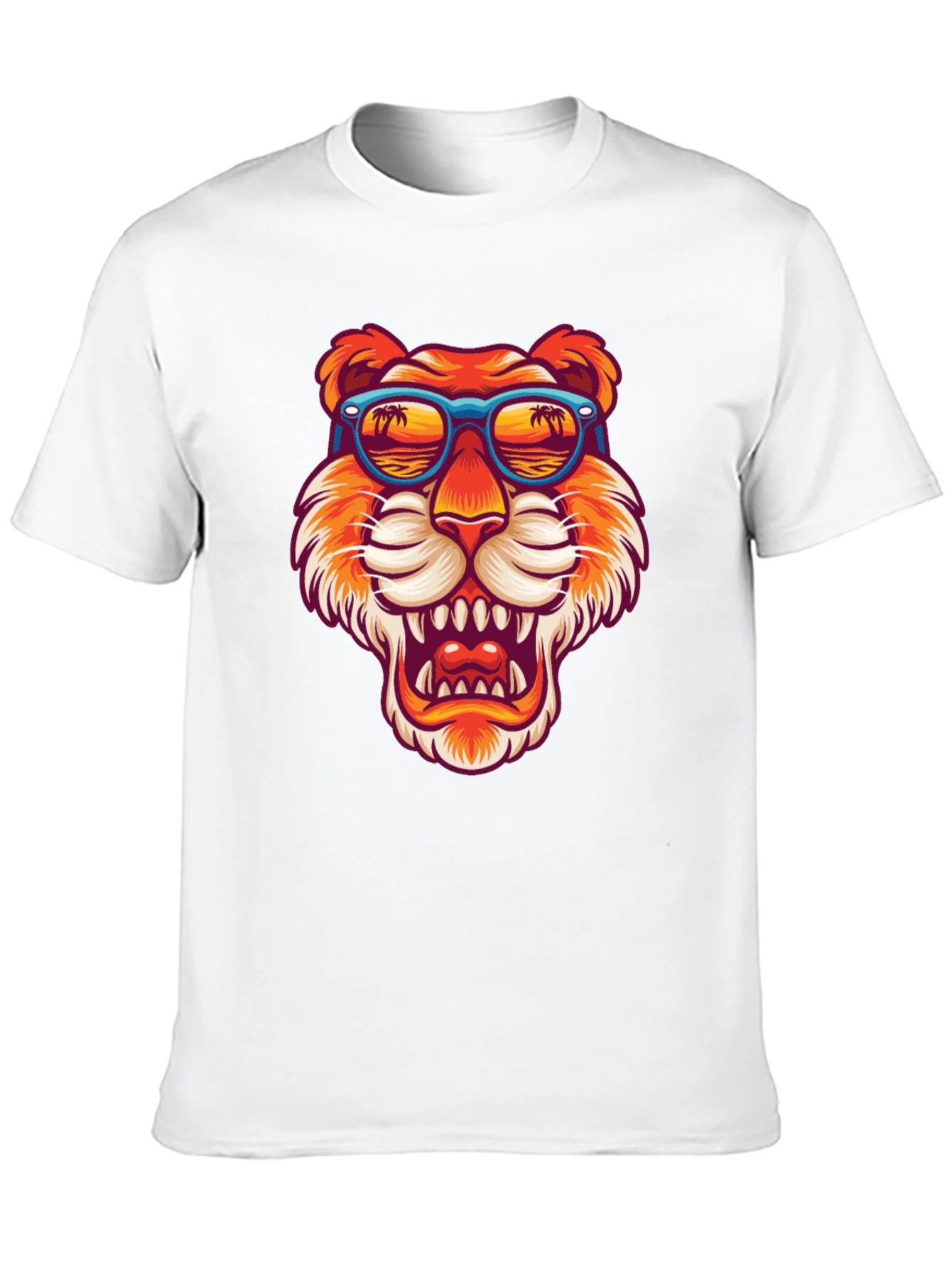 Cool Tiger Graphic T-Shirt