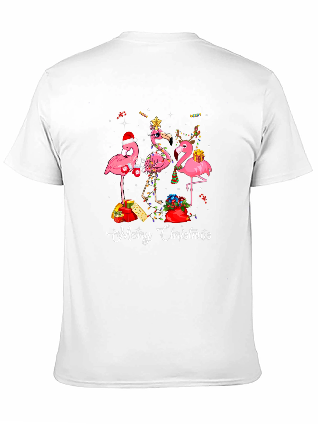Christmas Flamingo T-Shirt